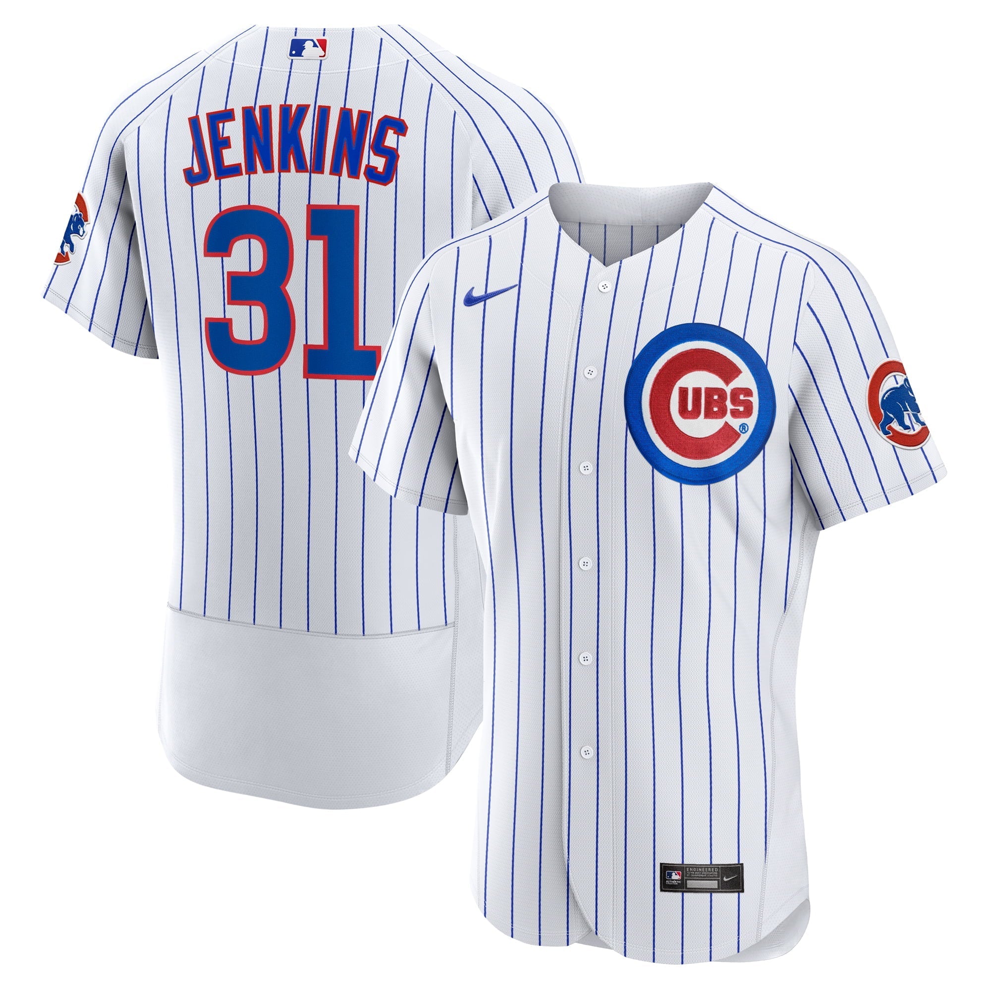 Men's Nike Fergie Jenkins White Chicago Cubs Home Authentic Retired Player Jersey - vstockx