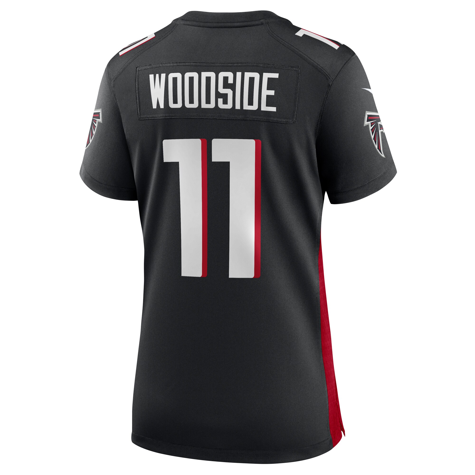 Logan Woodside Atlanta Falcons Nike Women's Team Game Jersey - Black - vstockx