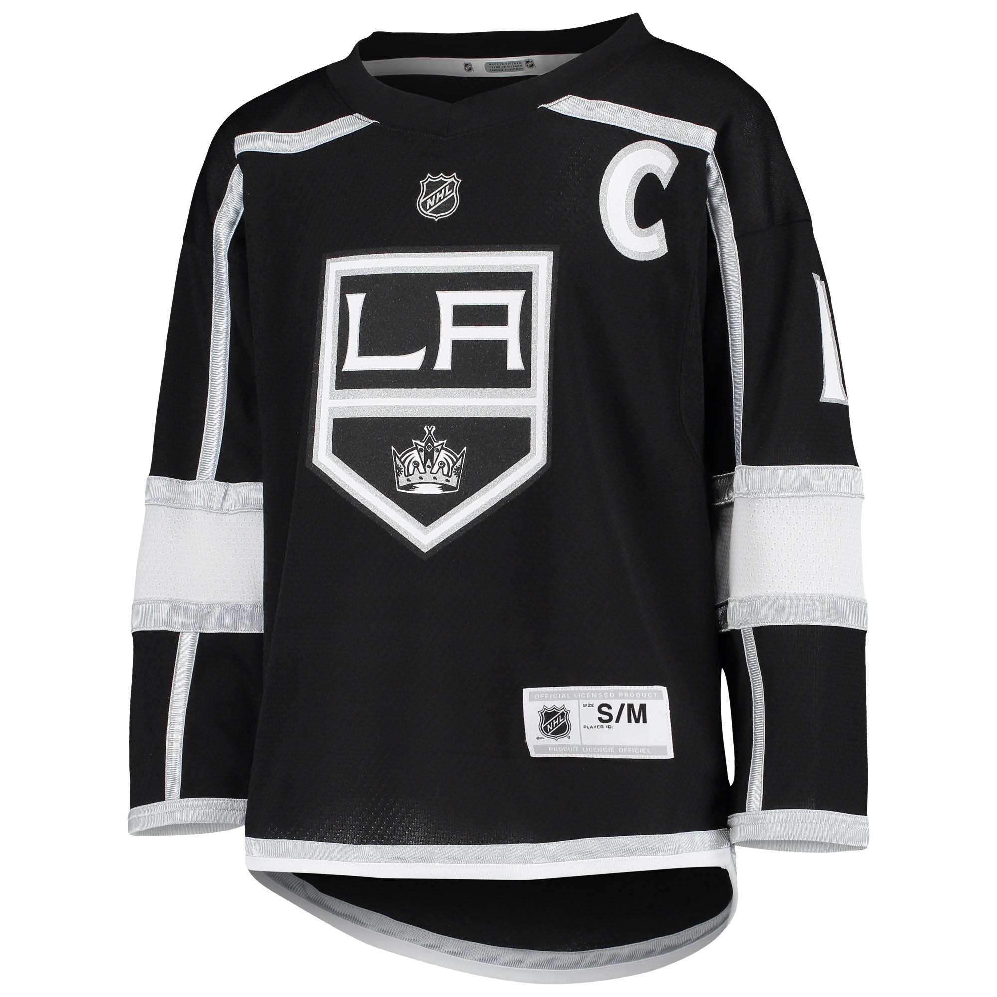 Anze Kopitar Los Angeles Kings Youth Home Replica Player Jersey - Black - vstockx