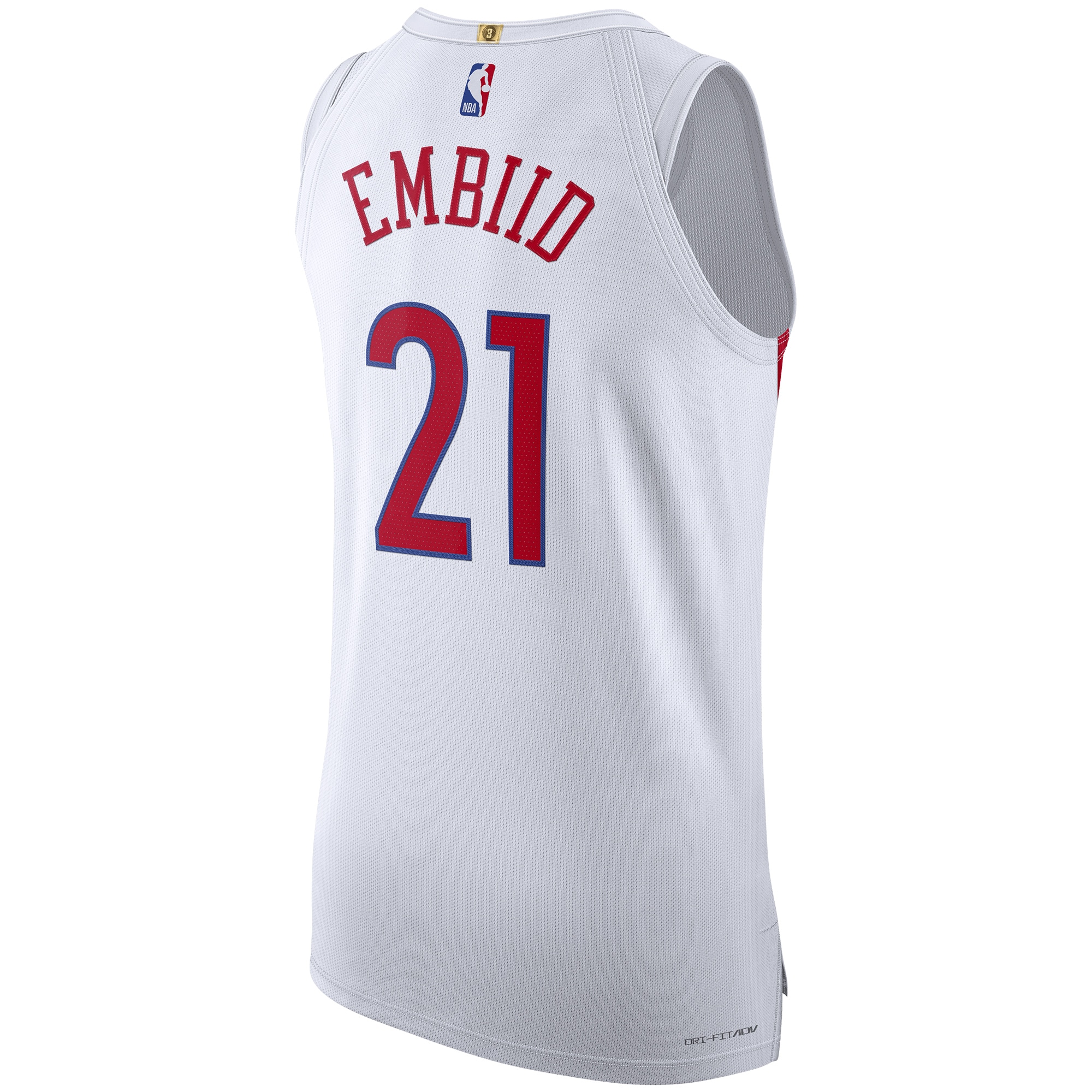 Joel Embiid Philadelphia 76ers Nike 2022/23 Authentic Jersey - City Edition - White - vstockx