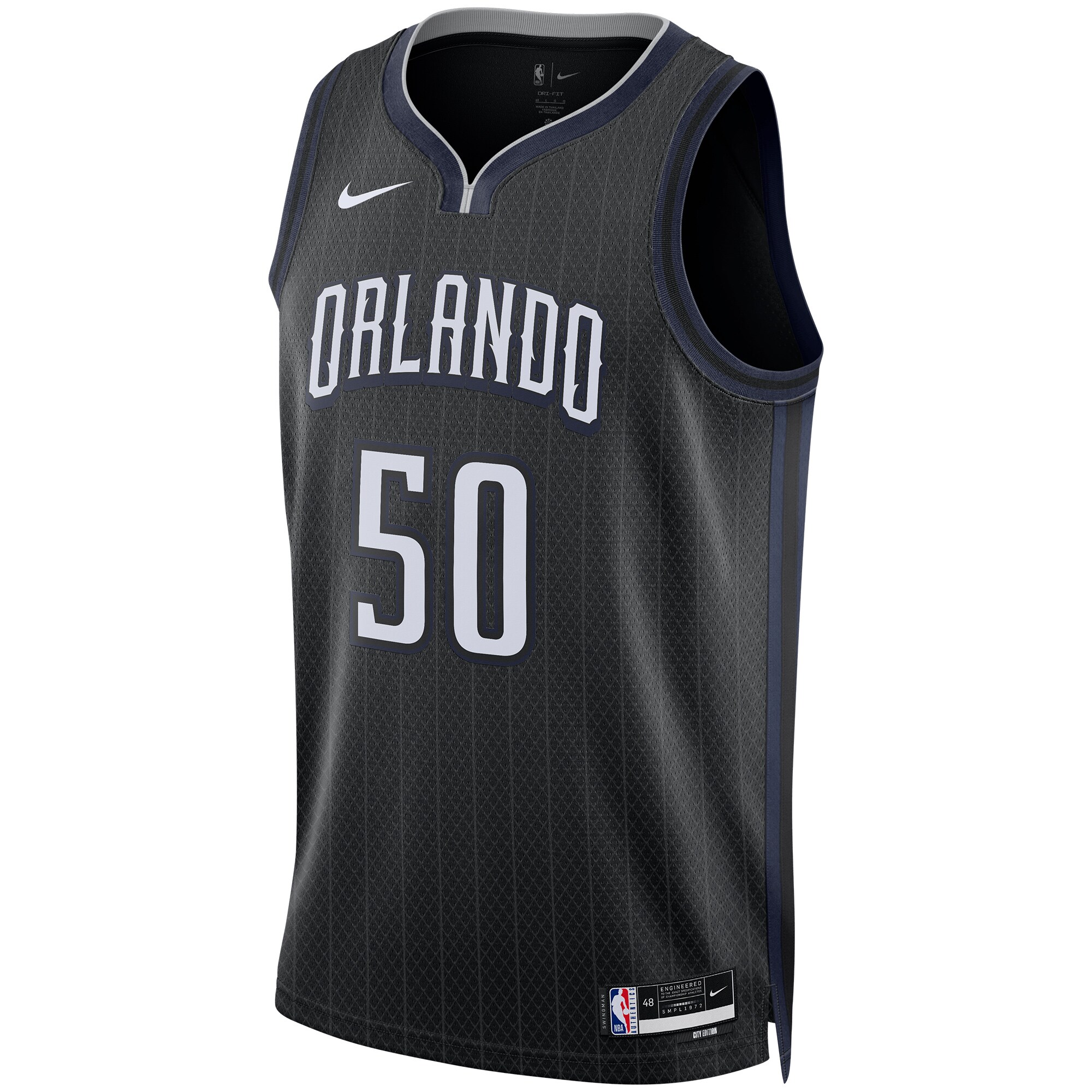 Cole Anthony Orlando Magic Nike Unisex 2022/23 Swingman Jersey - City Edition - Black - vstockx