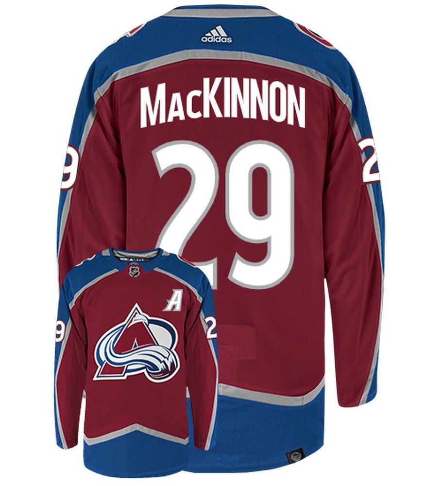 Nathan MacKinnon Colorado Avalanche Adidas Primegreen Authentic NHL Hockey Jersey - vstockx