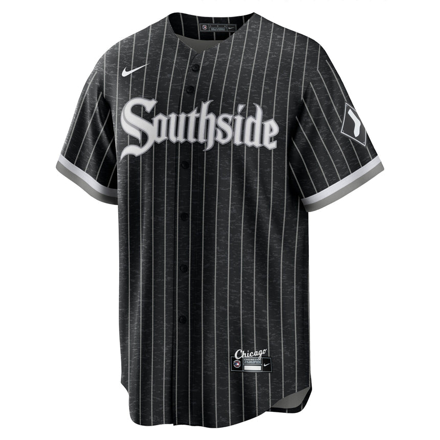 Men's Chicago White Sox Black City Connect Replica Jersey - vstockx