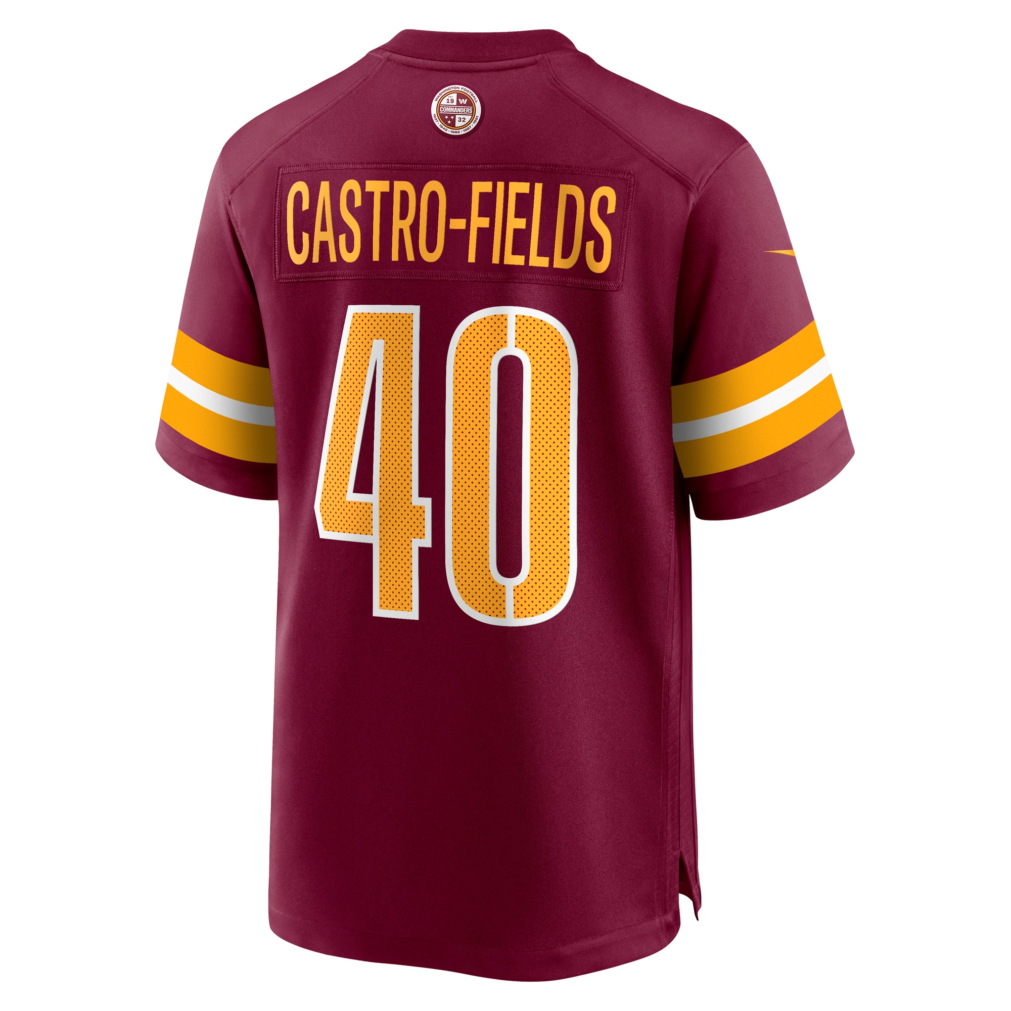 Tariq Castro-Fields Washington Commanders Nike Game Player Jersey - Burgundy - vstockx