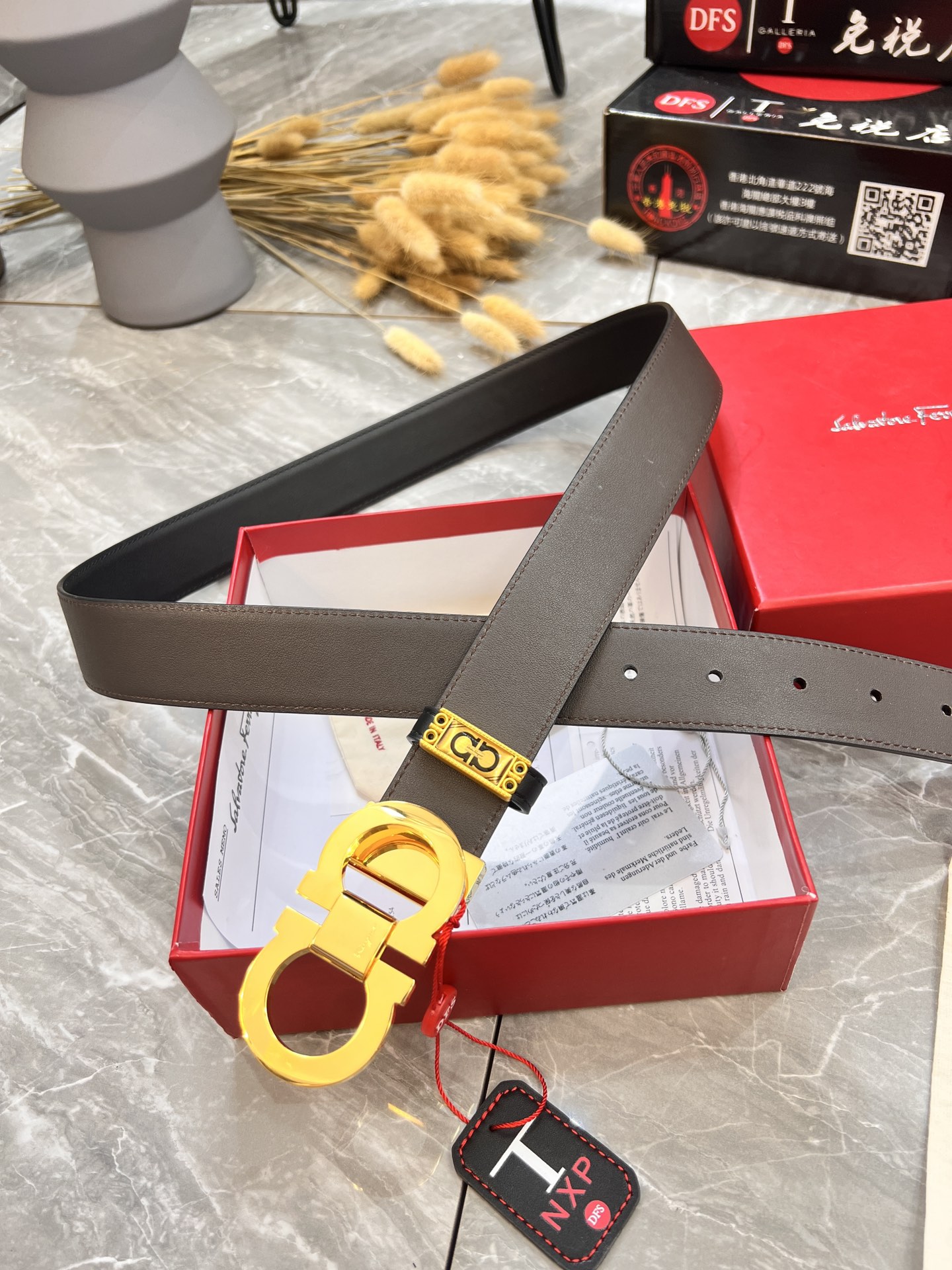 Streetwear Belt Ferragamo 319953 size:3.5cm - vstockx