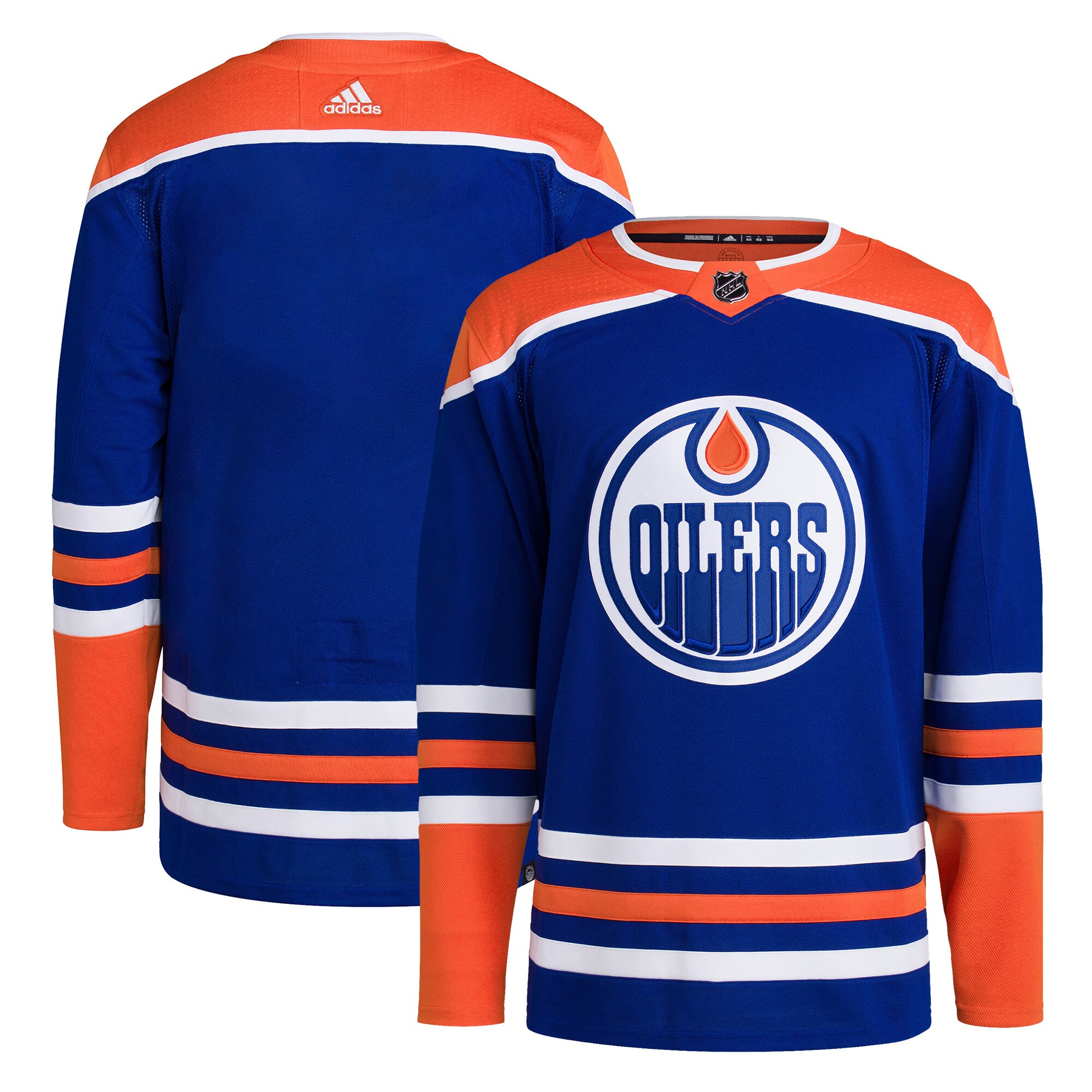 Edmonton Oilers adidas Home Primegreen Authentic Pro Blank Jersey - Royal - vstockx