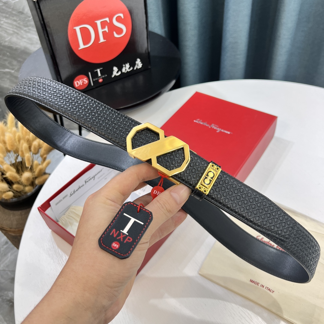 Streetwear Belt Ferragamo 319599 size:3.5cm - vstockx