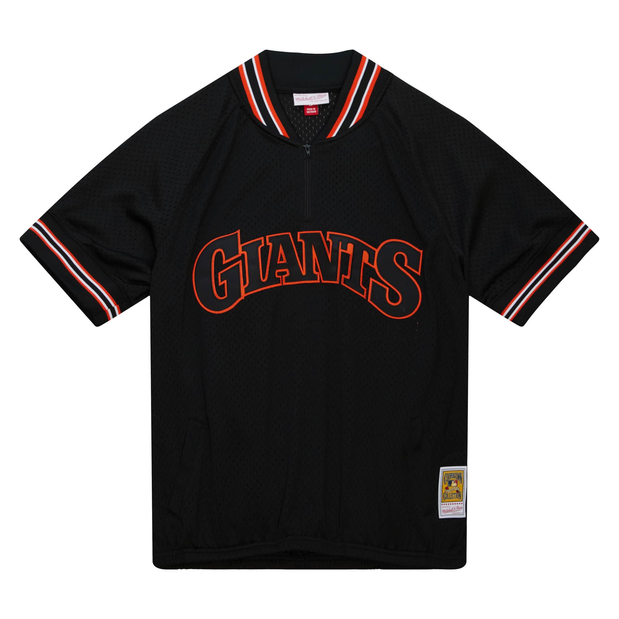 Authentic Will Clark San Francisco Giants 1991 1/4 Zip Jersey - vstockx