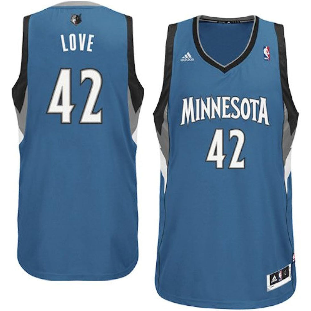 Men's Minnesota Timberwolves Kevin Love Away Jersey - Blue - vstockx
