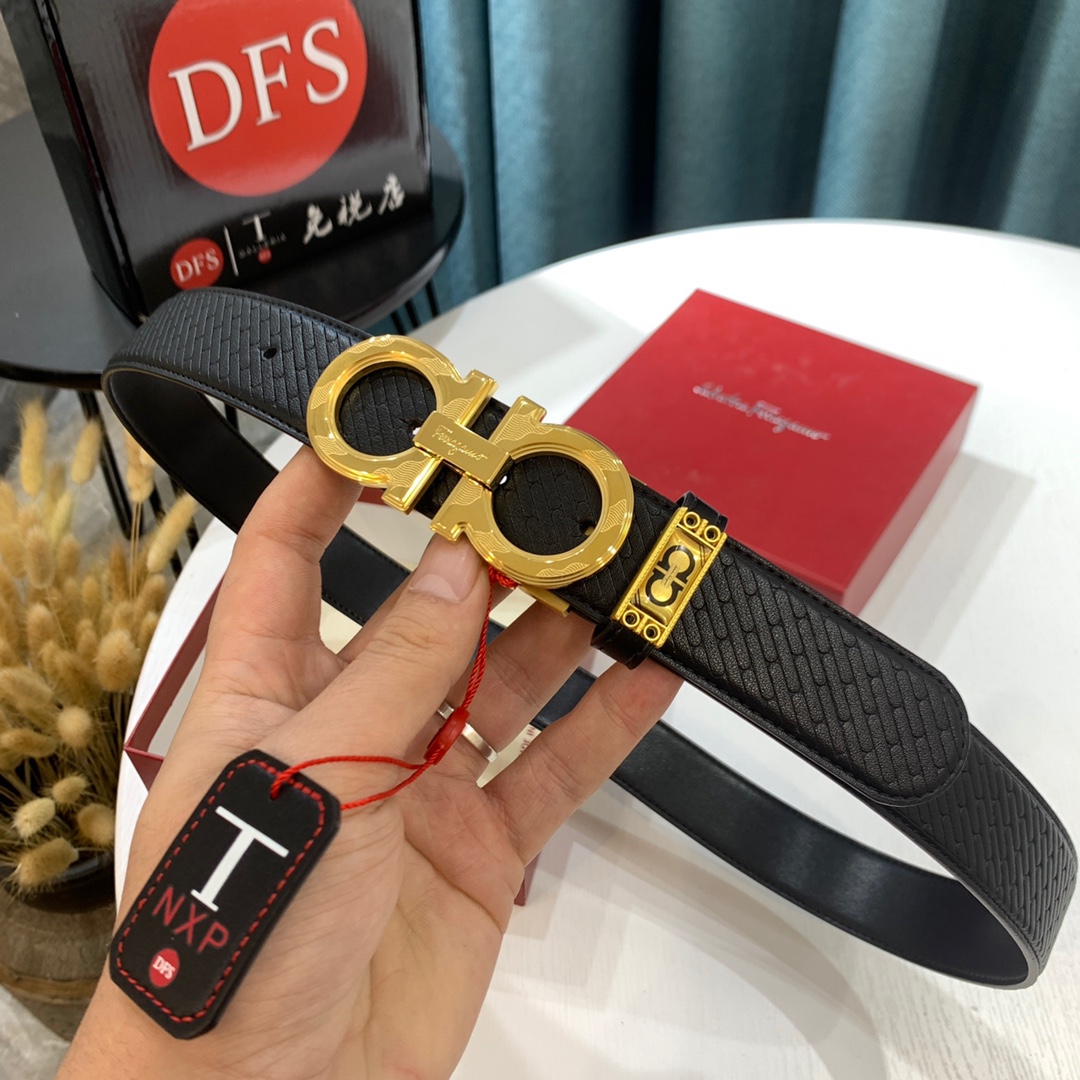 Streetwear Belt Ferragamo 319457 size:3.5cm - vstockx