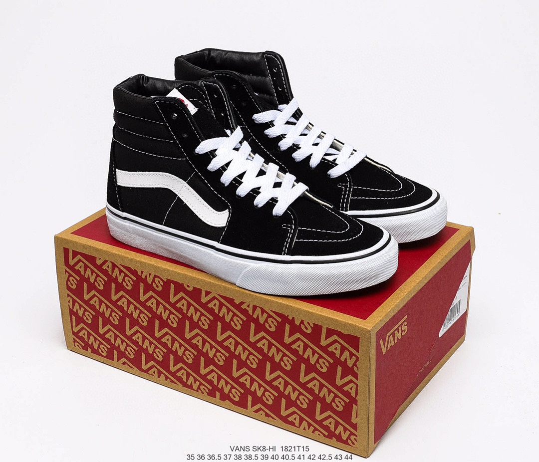 Vans Sk8-Hi Black White - vstockx