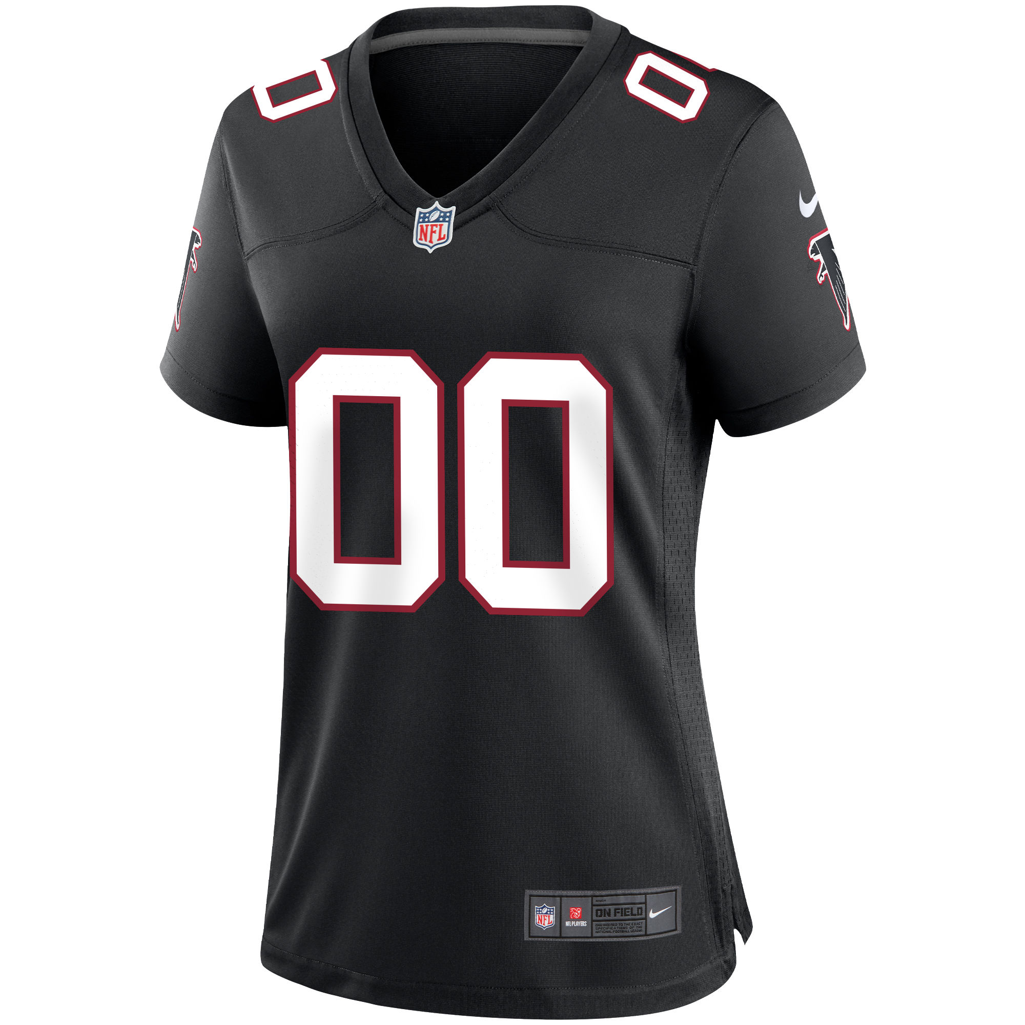 Atlanta Falcons Nike Women's Throwback Custom Game Jersey - Black - vstockx