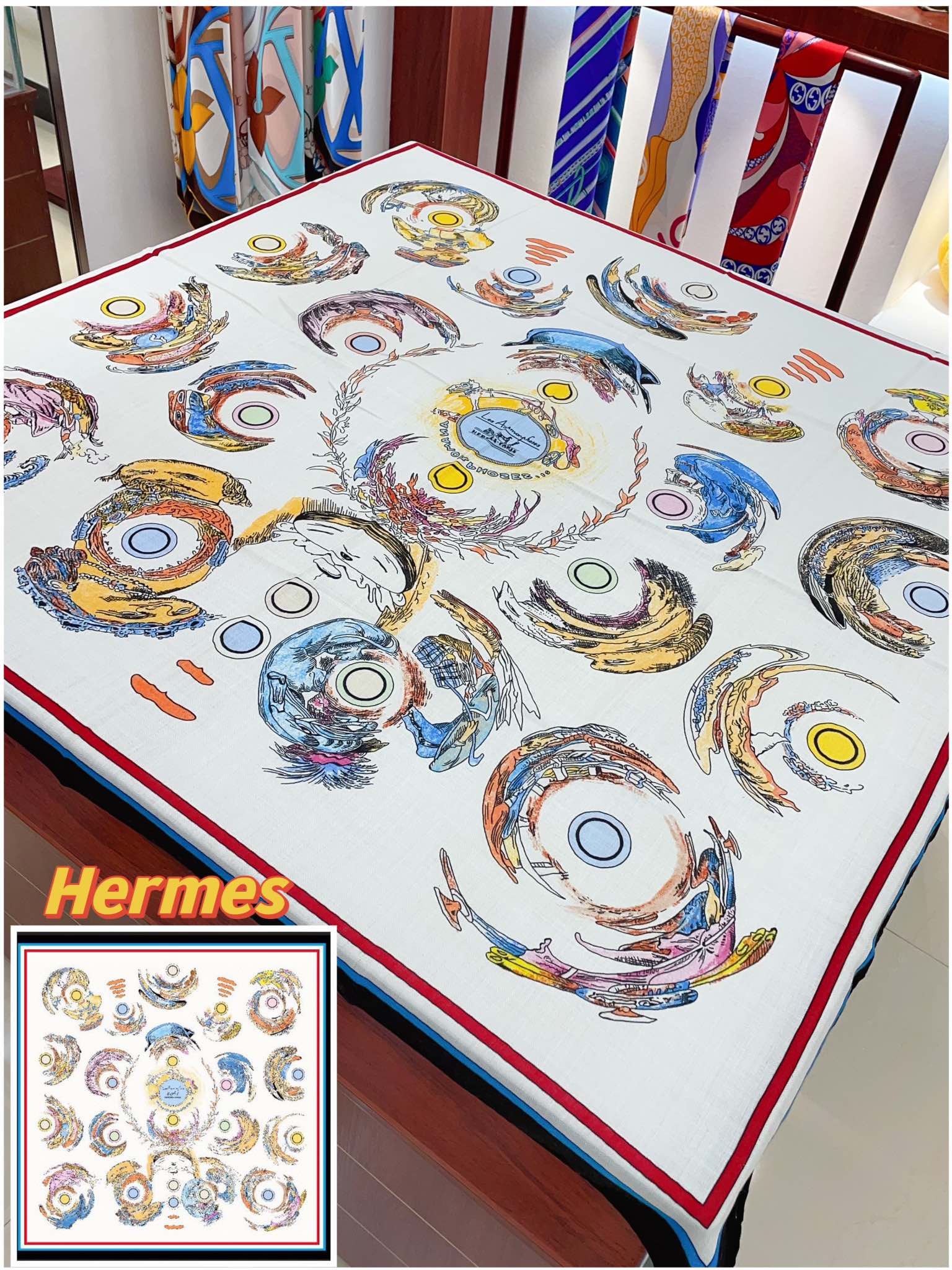 Streetwear Scarf Hermes 328806 size:140cm*140cm - vstockx