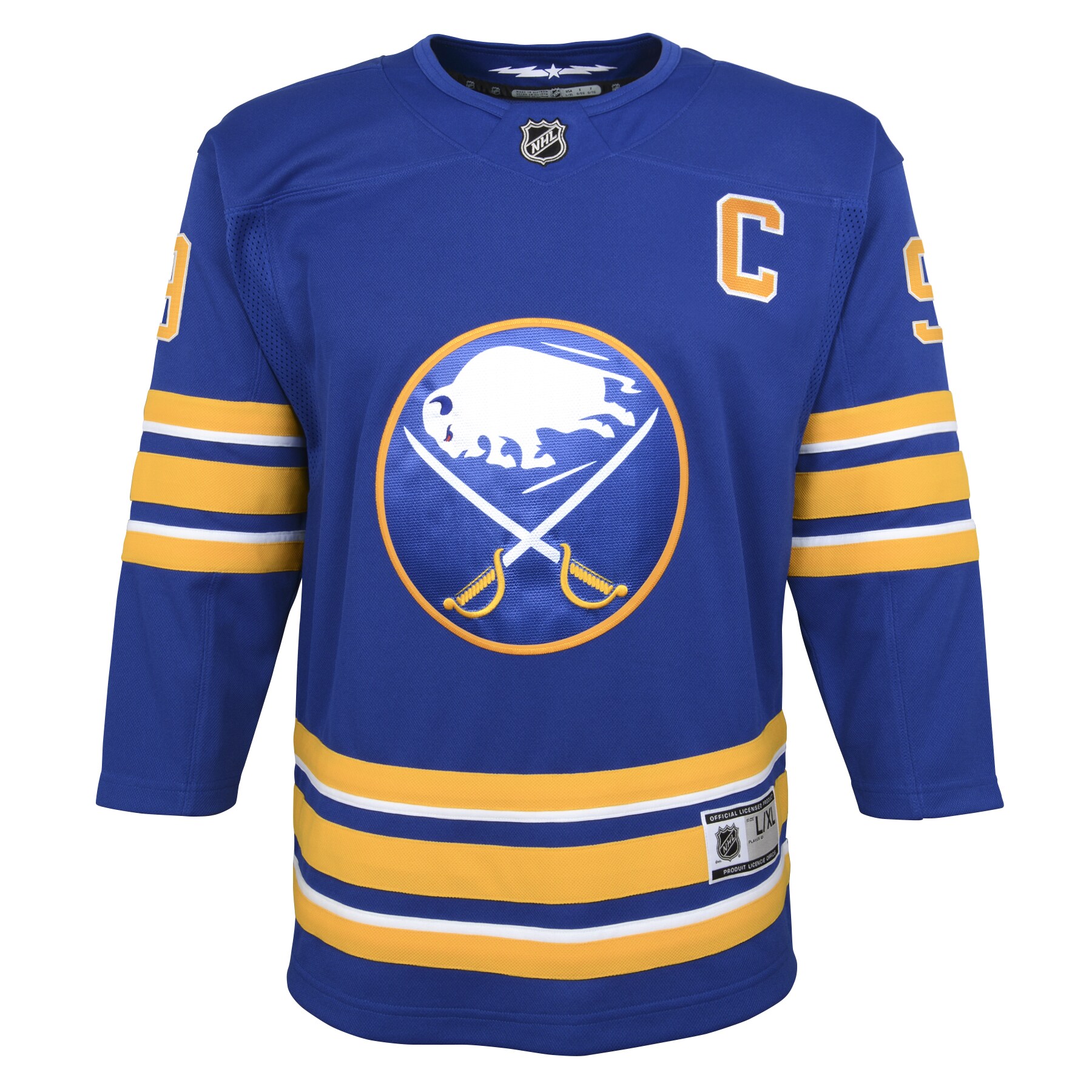 Jack Eichel Buffalo Sabres Youth Home Premier Player Jersey - Royal - vstockx