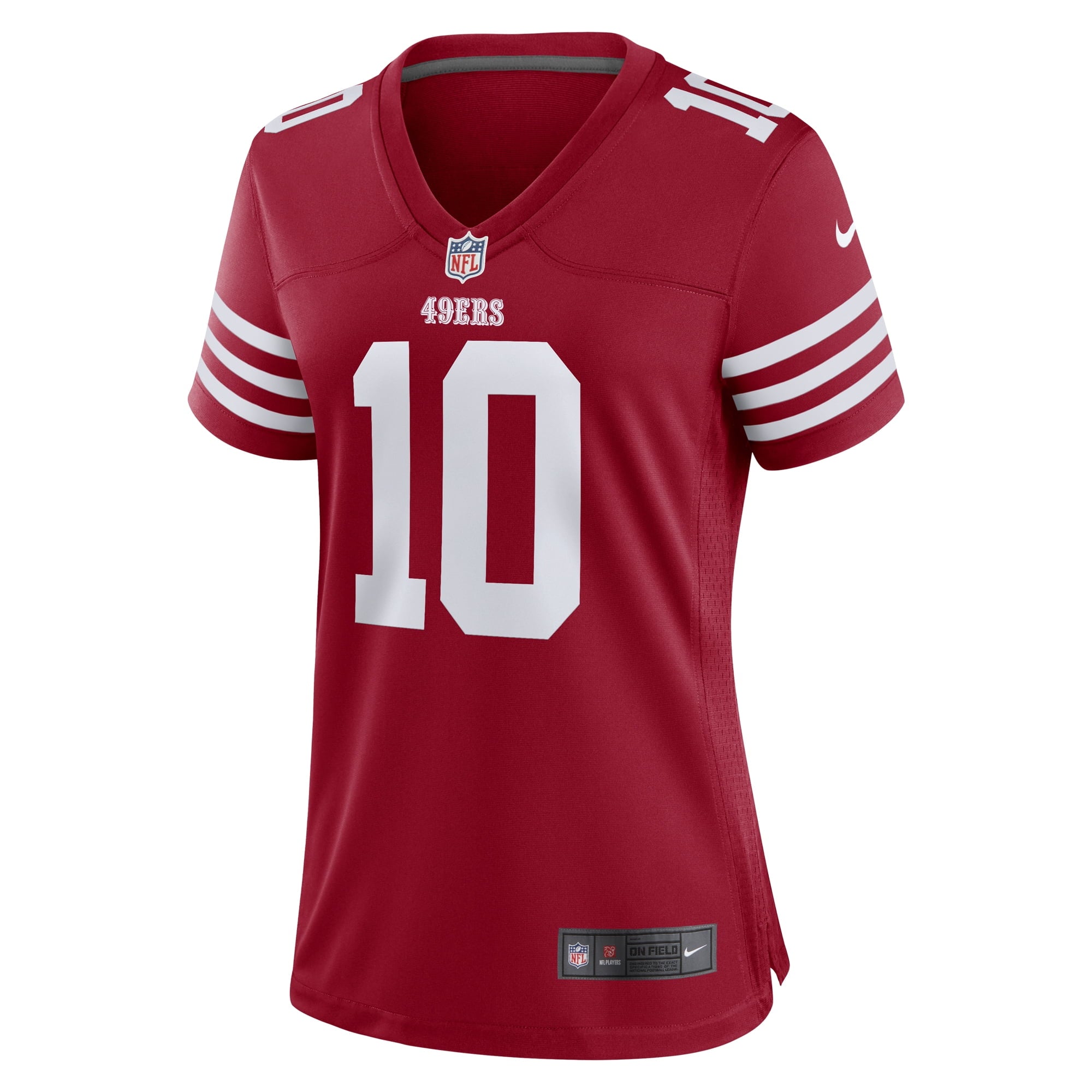 Women's Nike Zane Gonzalez Scarlet San Francisco 49ers Game Jersey - vstockx