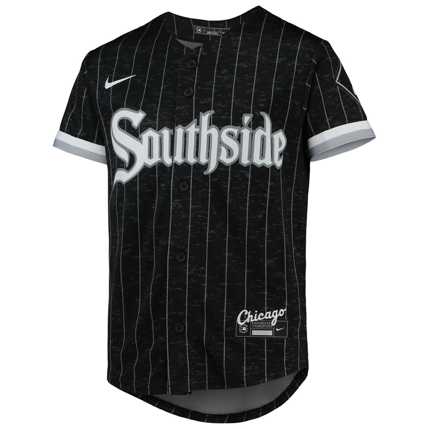 Youth Tim Anderson Chicago White Sox Black City Connect Replica Jersey - vstockx