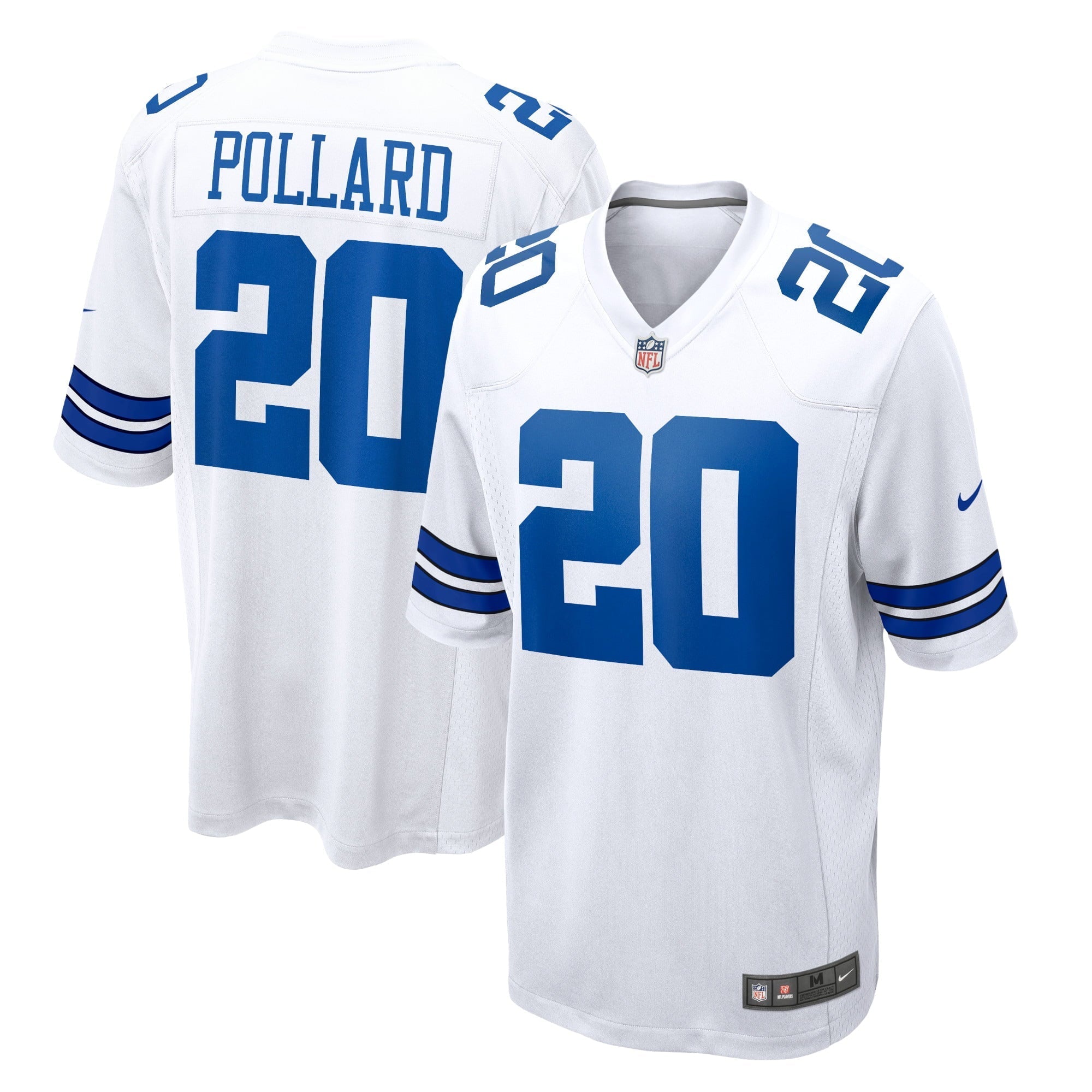 Men's Nike Tony Pollard White Dallas Cowboys Game Player Jersey - vstockx