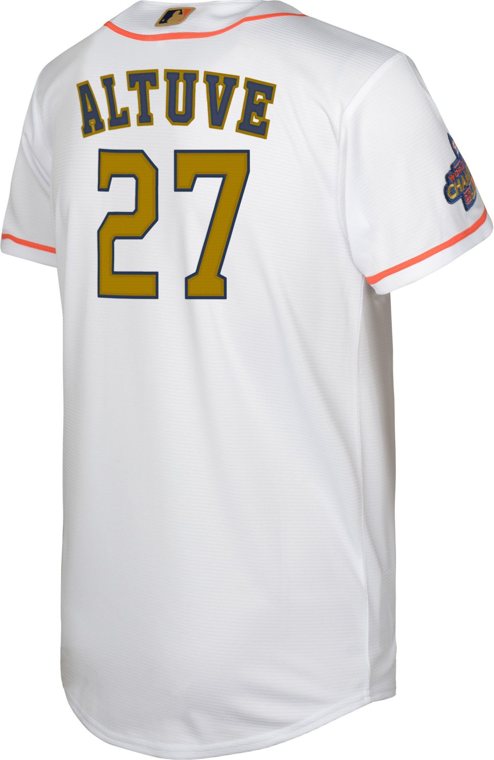 Nike Youth Houston Astros Gold Jose Altuve Replica Jersey - vstockx