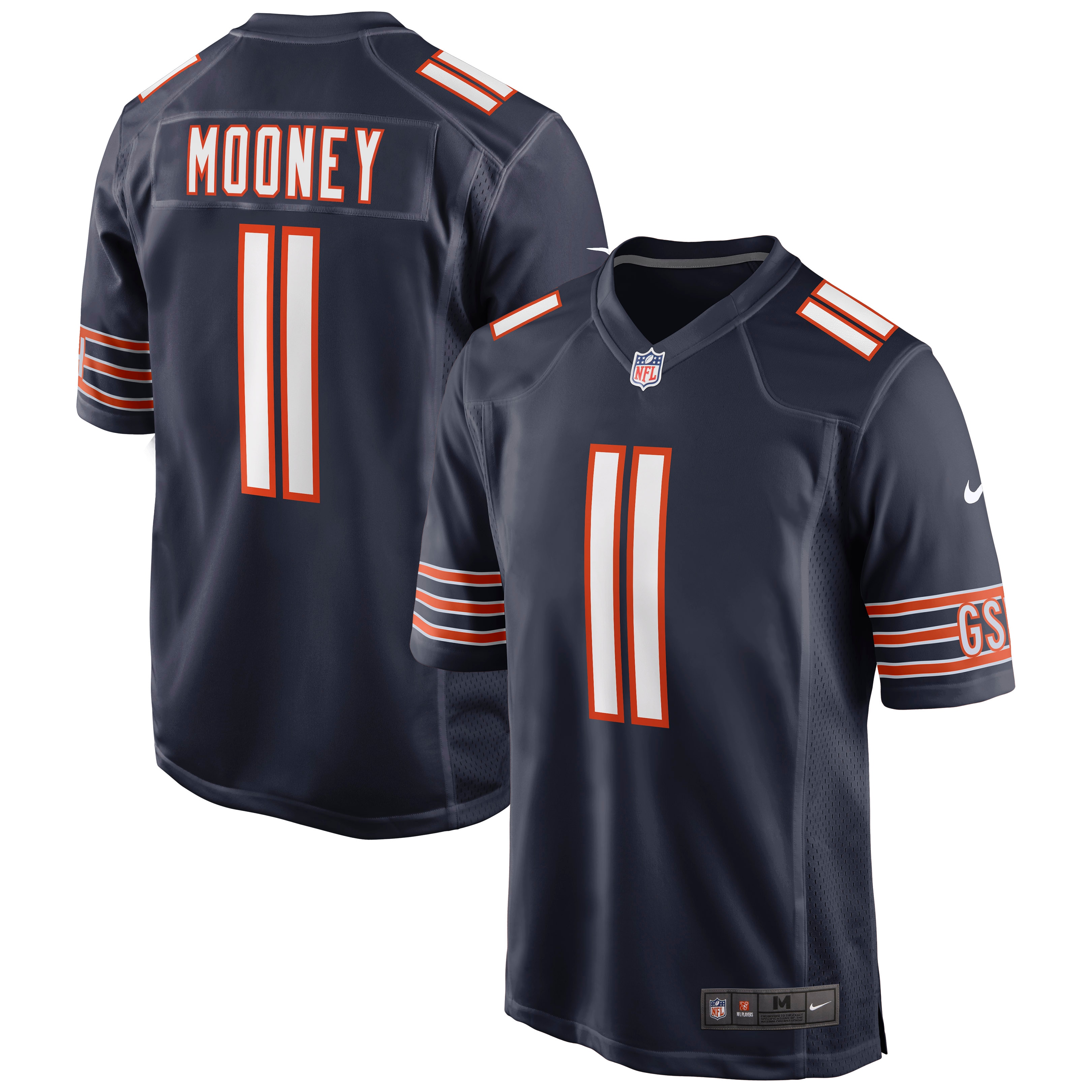 Darnell Mooney Chicago Bears Nike Game Jersey - Navy - vstockx