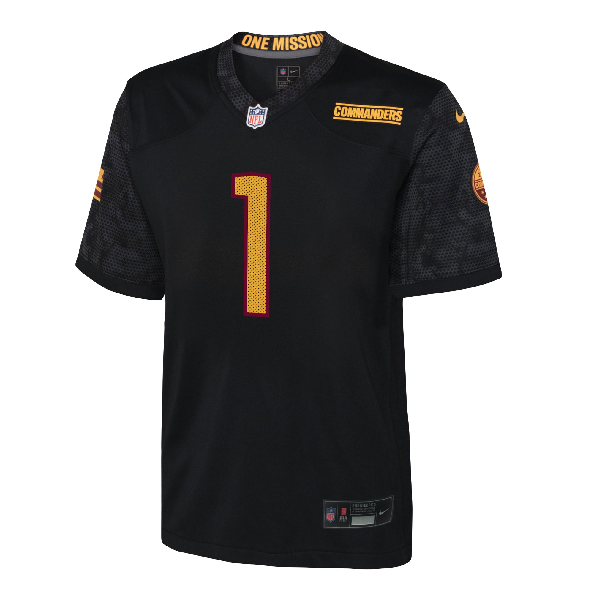 Jahan Dotson Washington Commanders Nike Youth Game Jersey - Black - vstockx