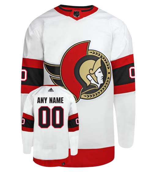 Customizable Ottawa Senators Adidas Primegreen Authentic NHL Hockey Jersey - vstockx