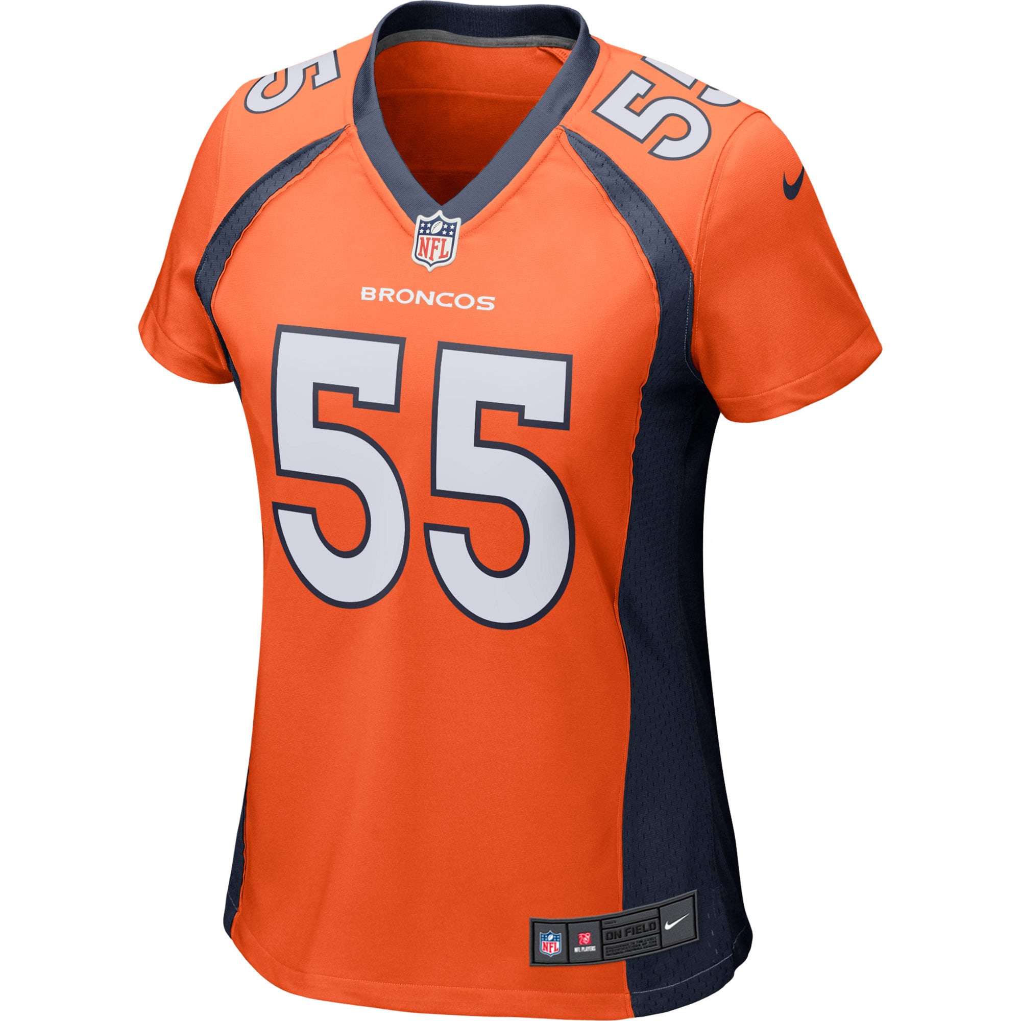 Bradley Chubb Denver Broncos Nike Women's Game Player Jersey - Orange - vstockx