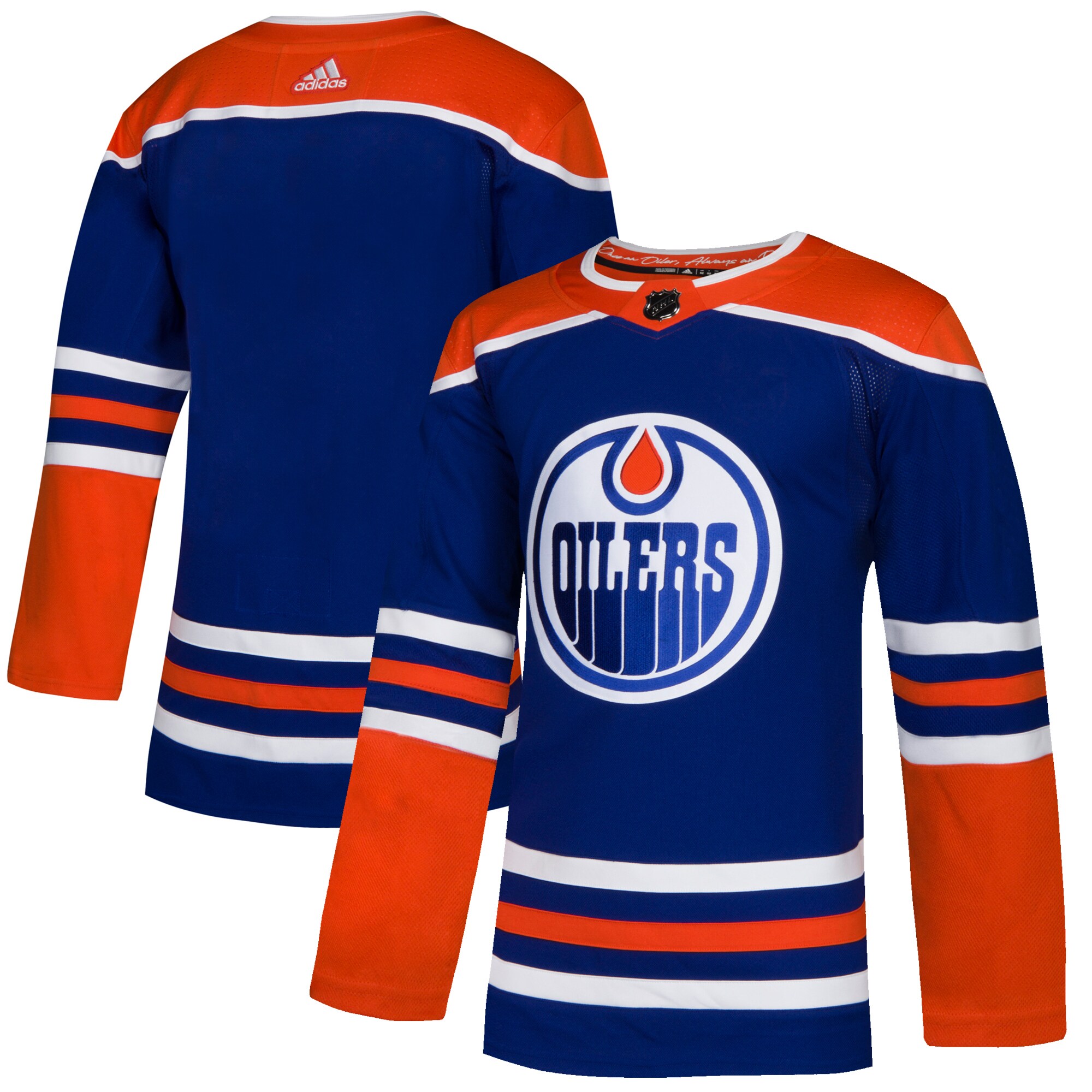 Edmonton Oilers adidas Alternate Authentic Jersey - Royal - vstockx