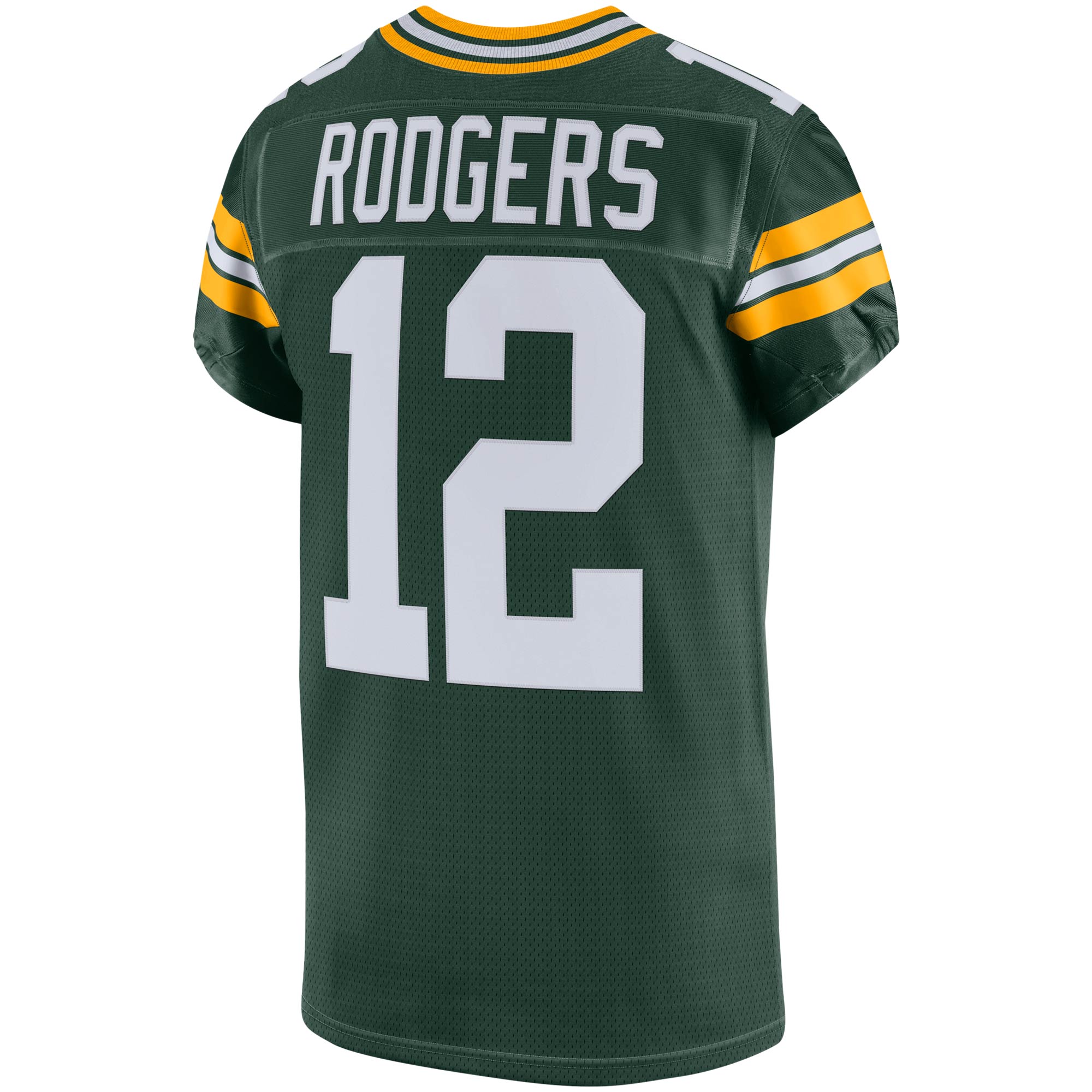 Aaron Rodgers Green Bay Packers Nike Vapor Elite Jersey - Green - vstockx