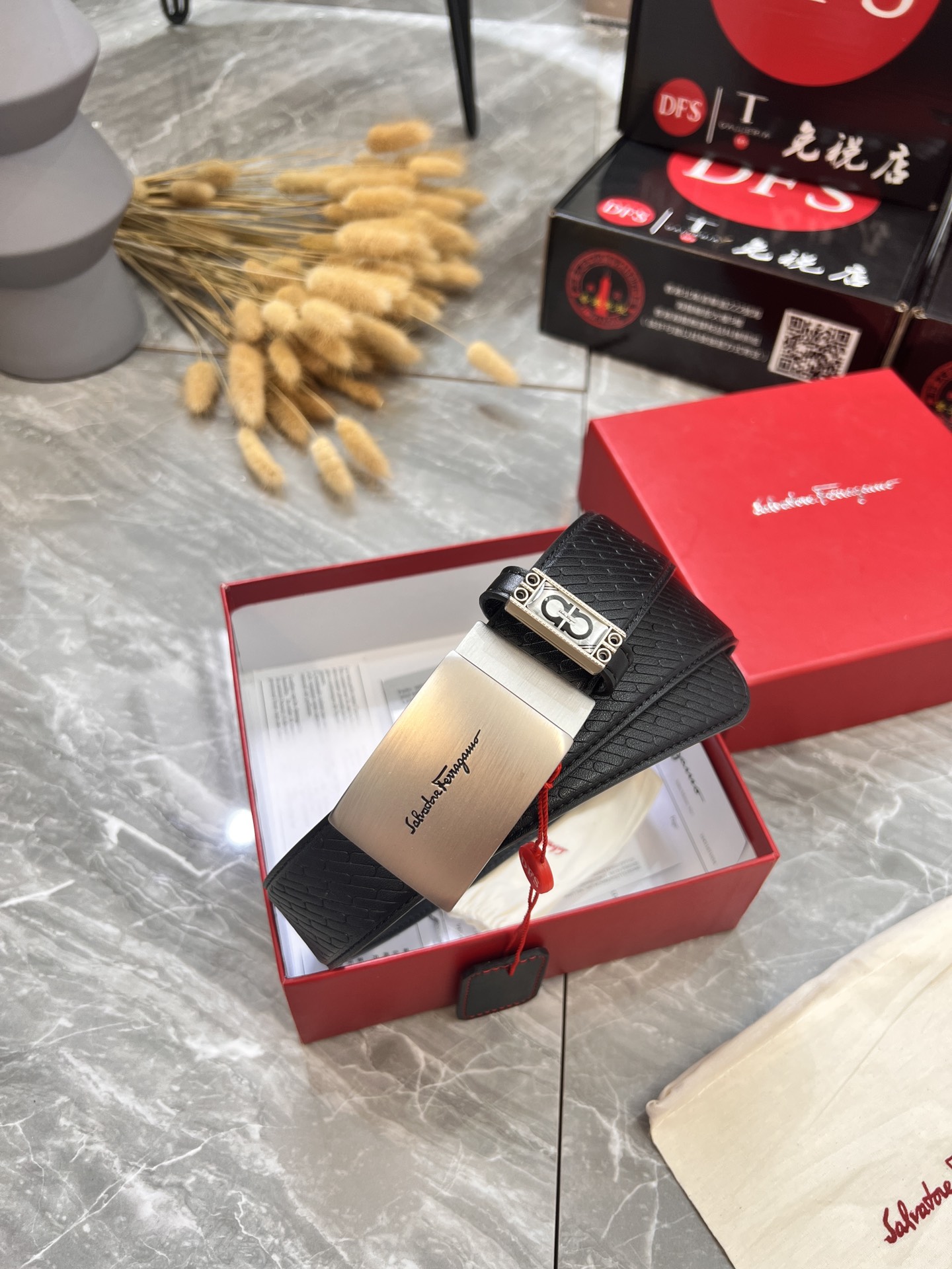 Streetwear Belt Ferragamo 319911 size:3.5cm - vstockx