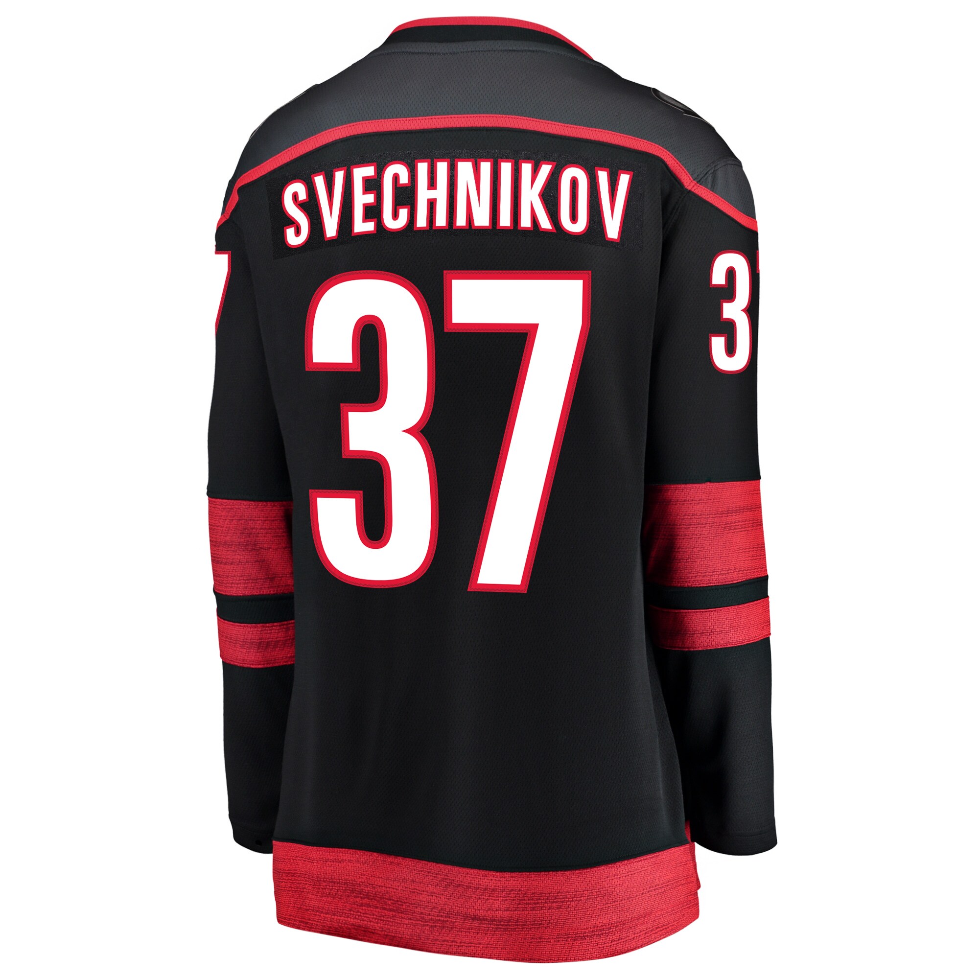 Andrei Svechnikov Carolina Hurricanes Fanatics Branded Women's Home Premier Breakaway Player Jersey - Black - vstockx