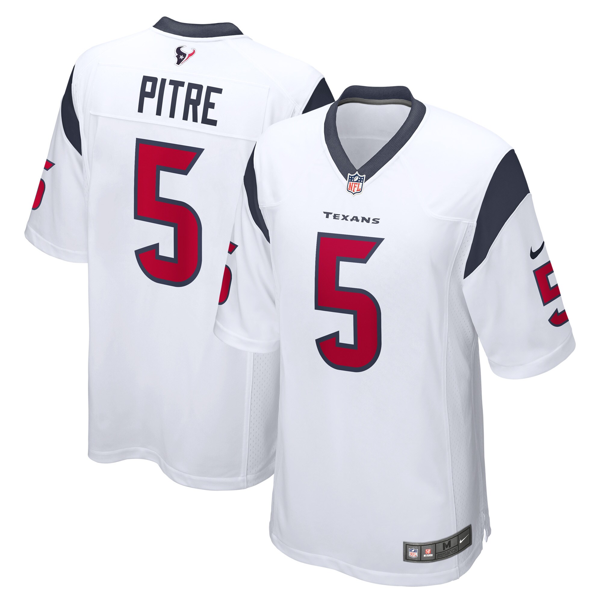 Jalen Pitre Houston Texans Nike Game Player Jersey - White - vstockx