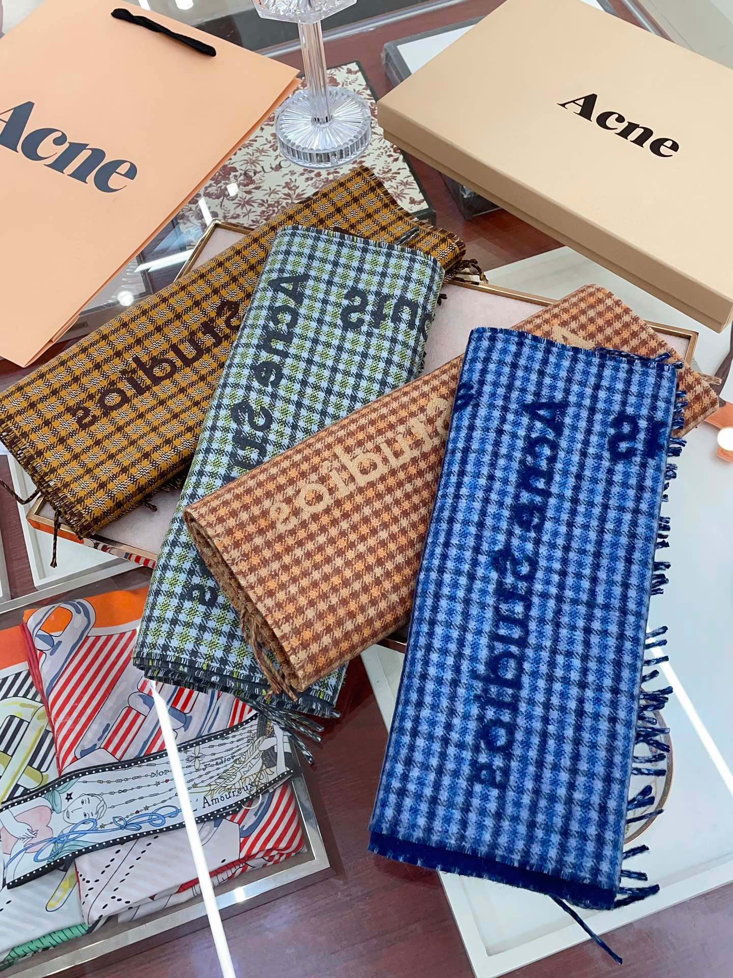 Streetwear Scarf Acne 328855 SIZE:200×30cm - vstockx