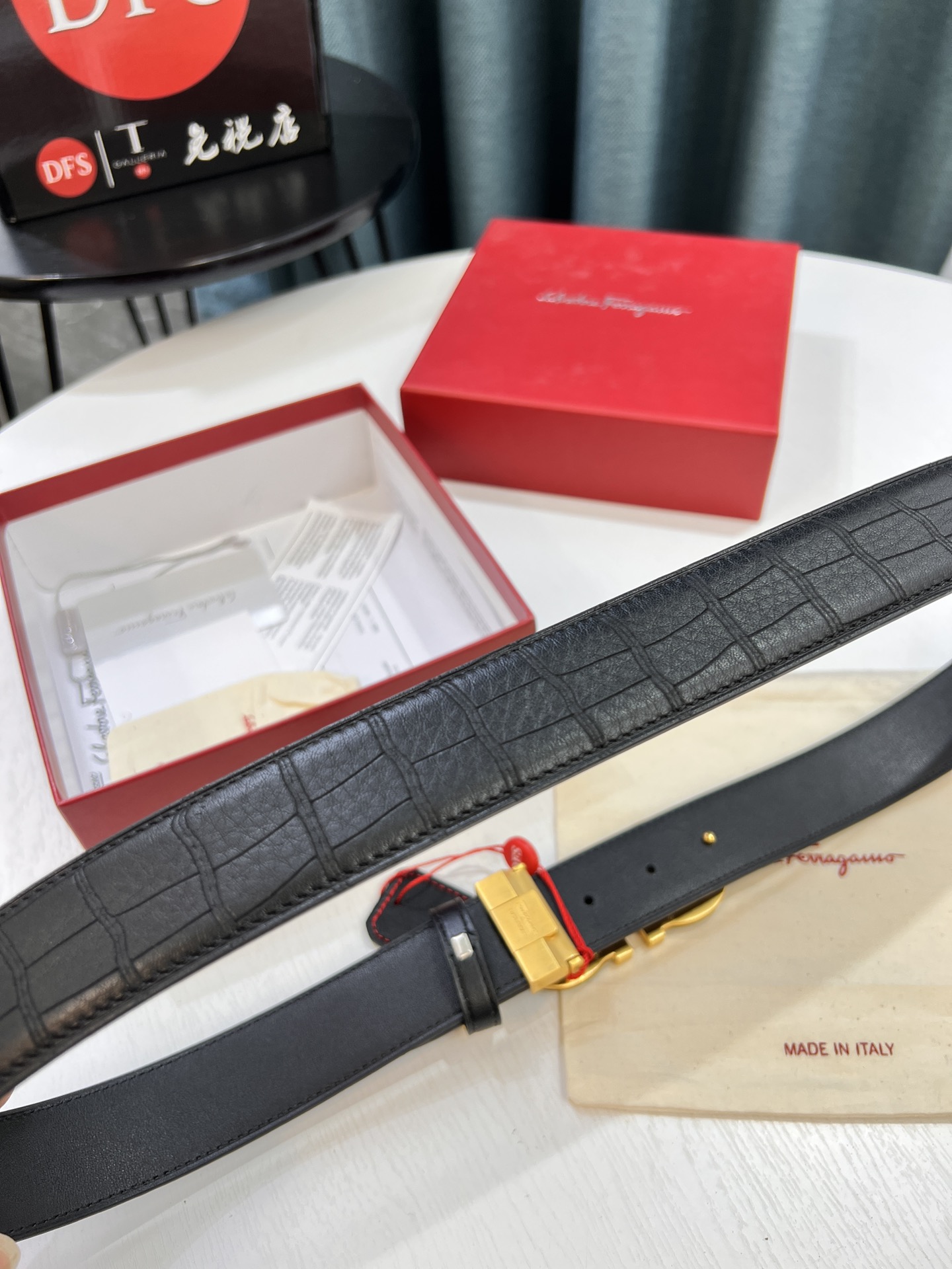 Streetwear Belt Ferragamo 319588 size:3.5cm - vstockx