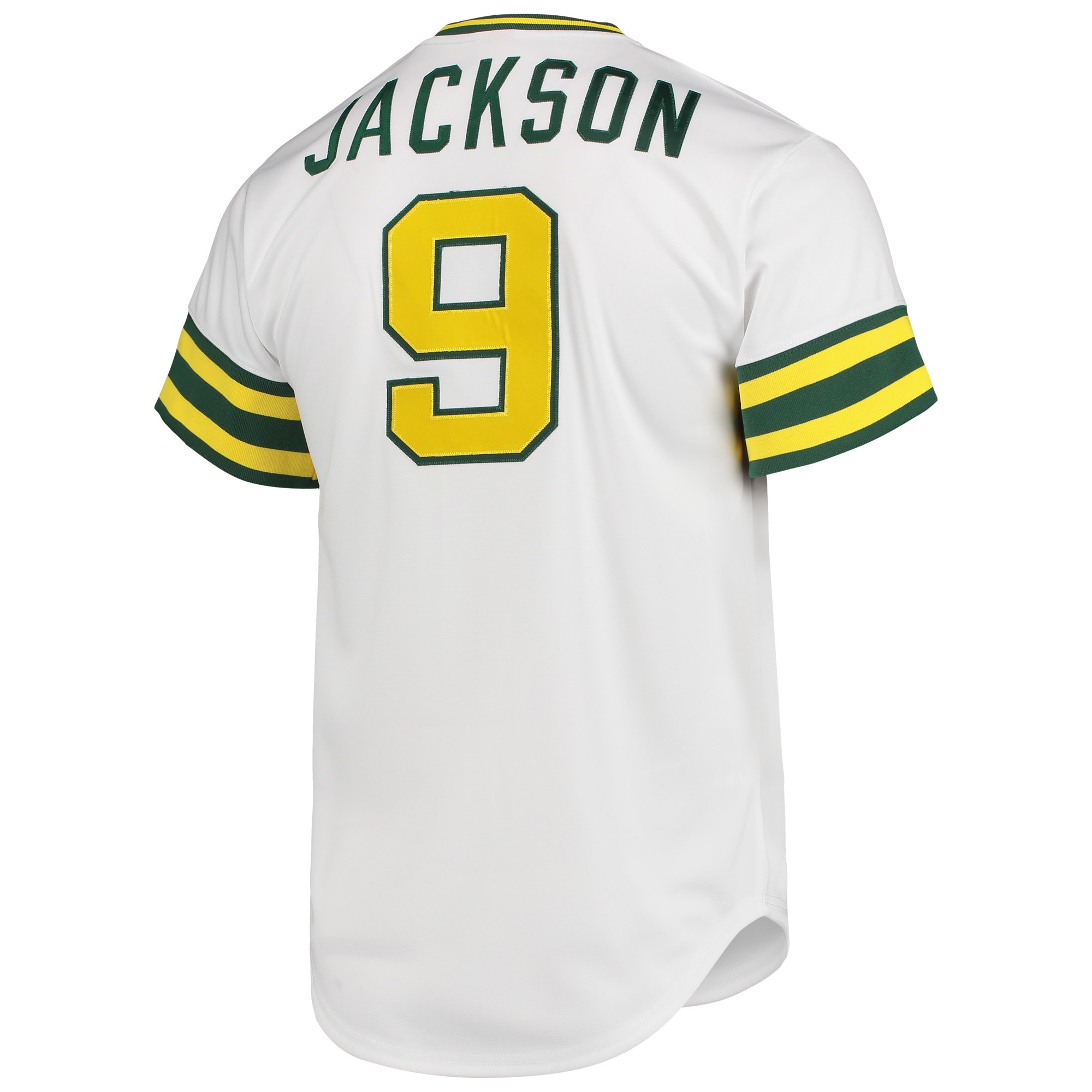 Reggie Jackson Oakland Athletics Mitchell & Ness 1972 Cooperstown Collection Authentic Jersey - White - vstockx