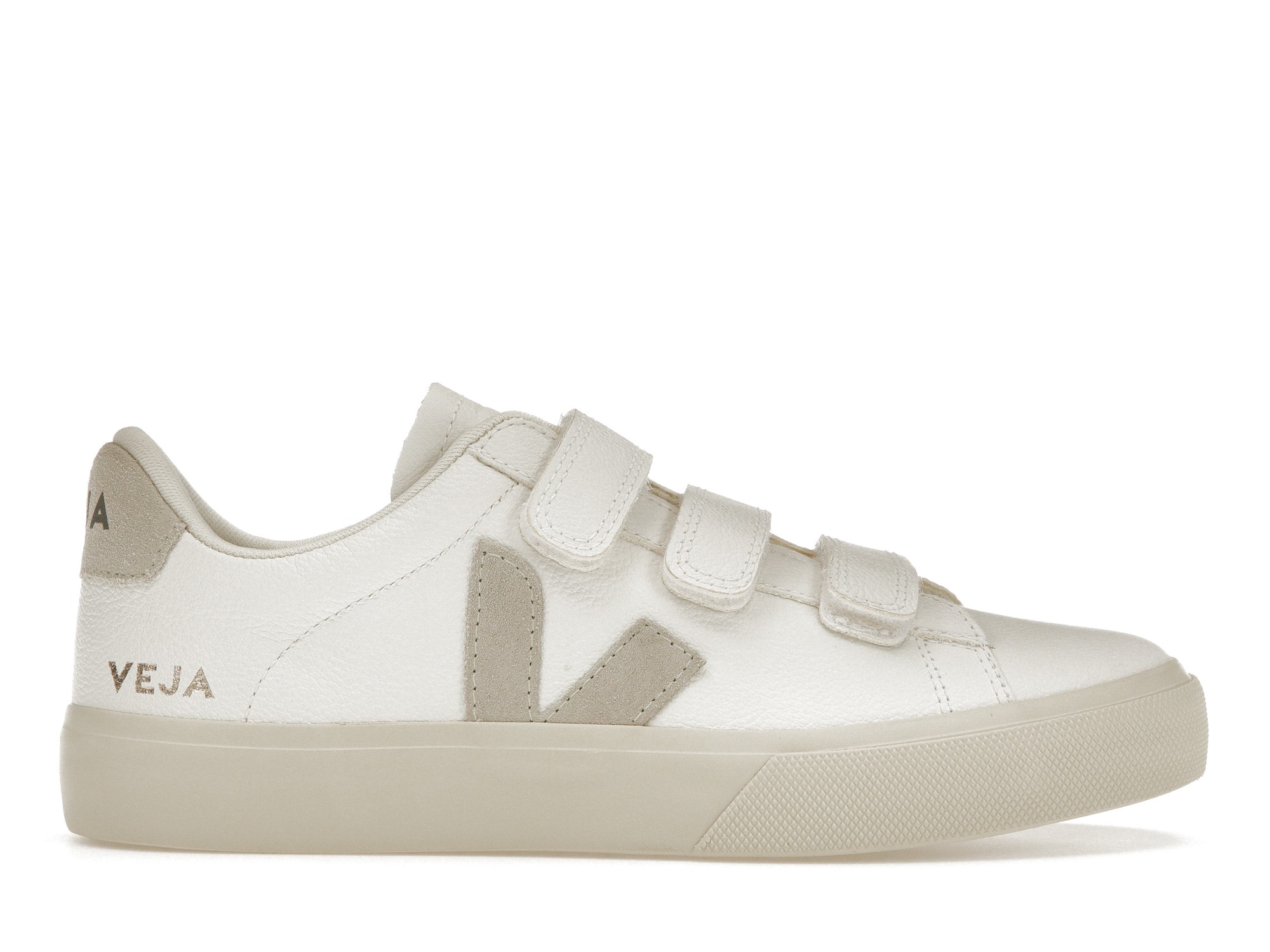 Veja Recife Chromefree Leather White Natural - vstockx