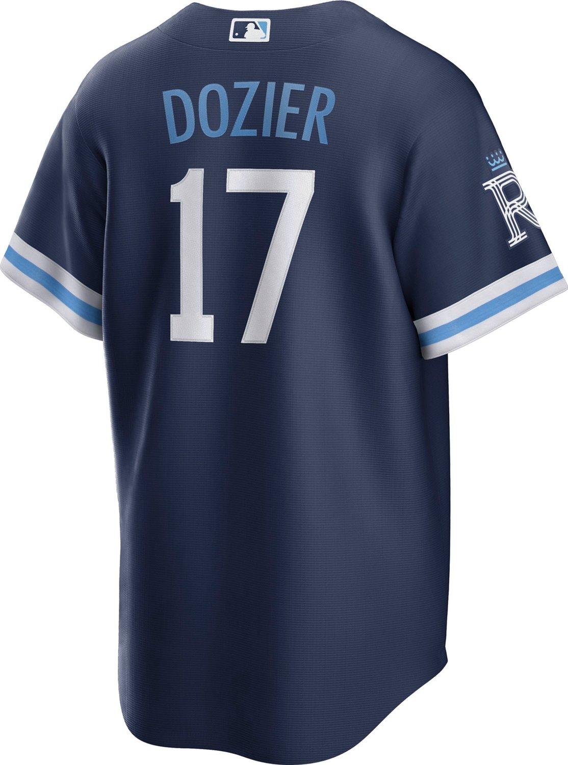 Nike Men's Kansas City Royals Hunter Dozier City Connect Replica Jersey - vstockx
