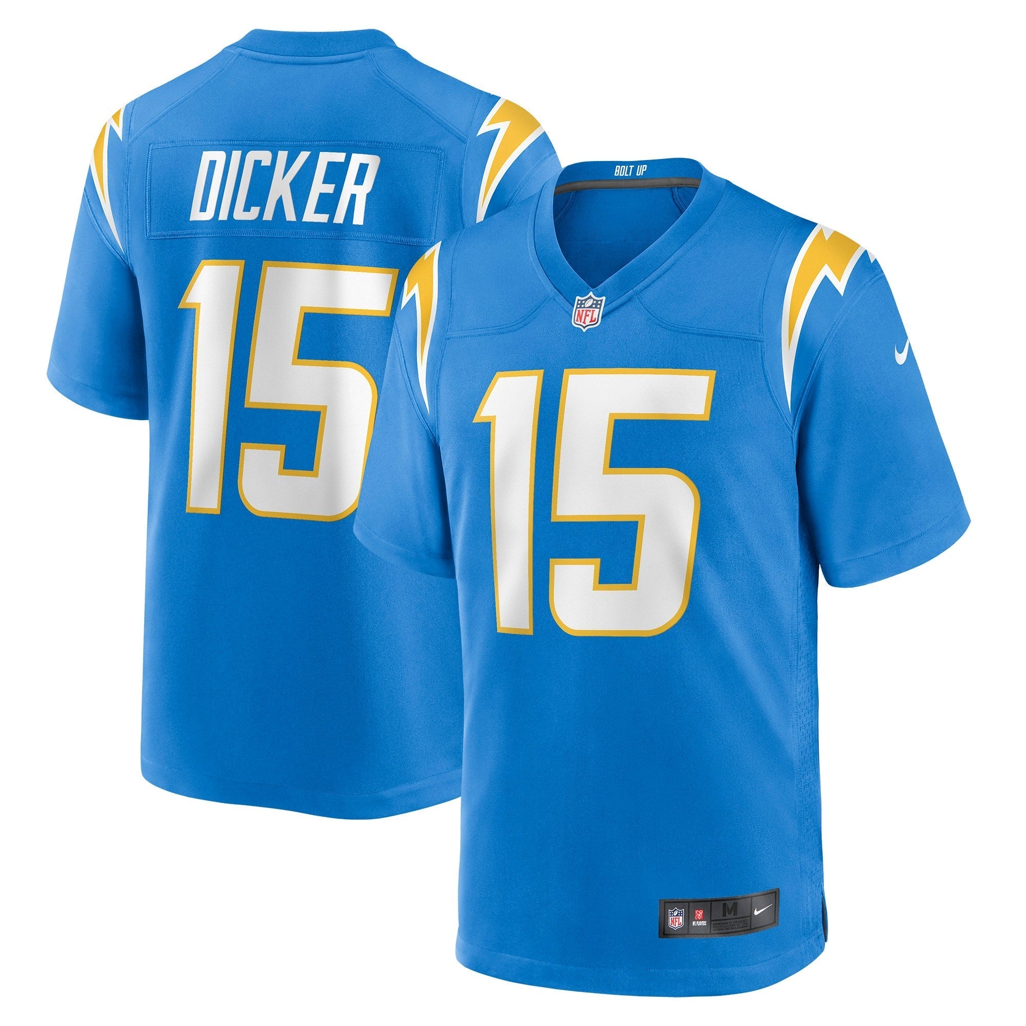 Men's Nike Cameron Dicker Powder Blue Los Angeles Chargers Game Player Jersey - vstockx
