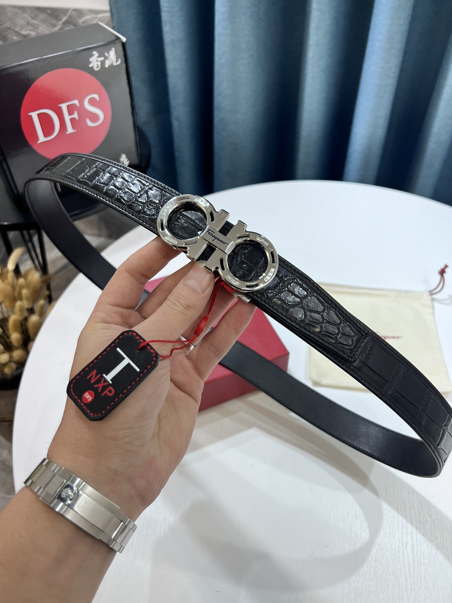 Streetwear Belt Ferragamo 319546 size:3.5cm - vstockx