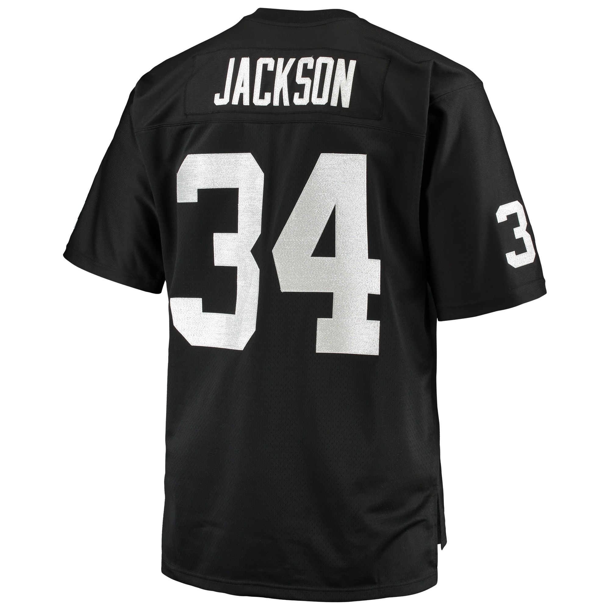 Bo Jackson Las Vegas Raiders Mitchell & Ness Big & Tall 1988 Retired Player Replica Jersey - Black - vstockx