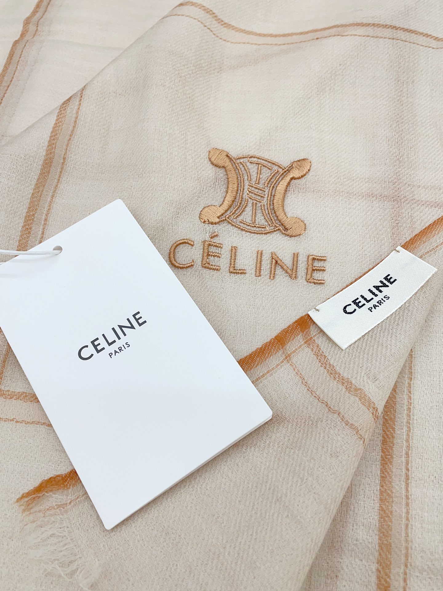 Streetwear Scarf CELINE 328848 SIZE:80*200cm - vstockx