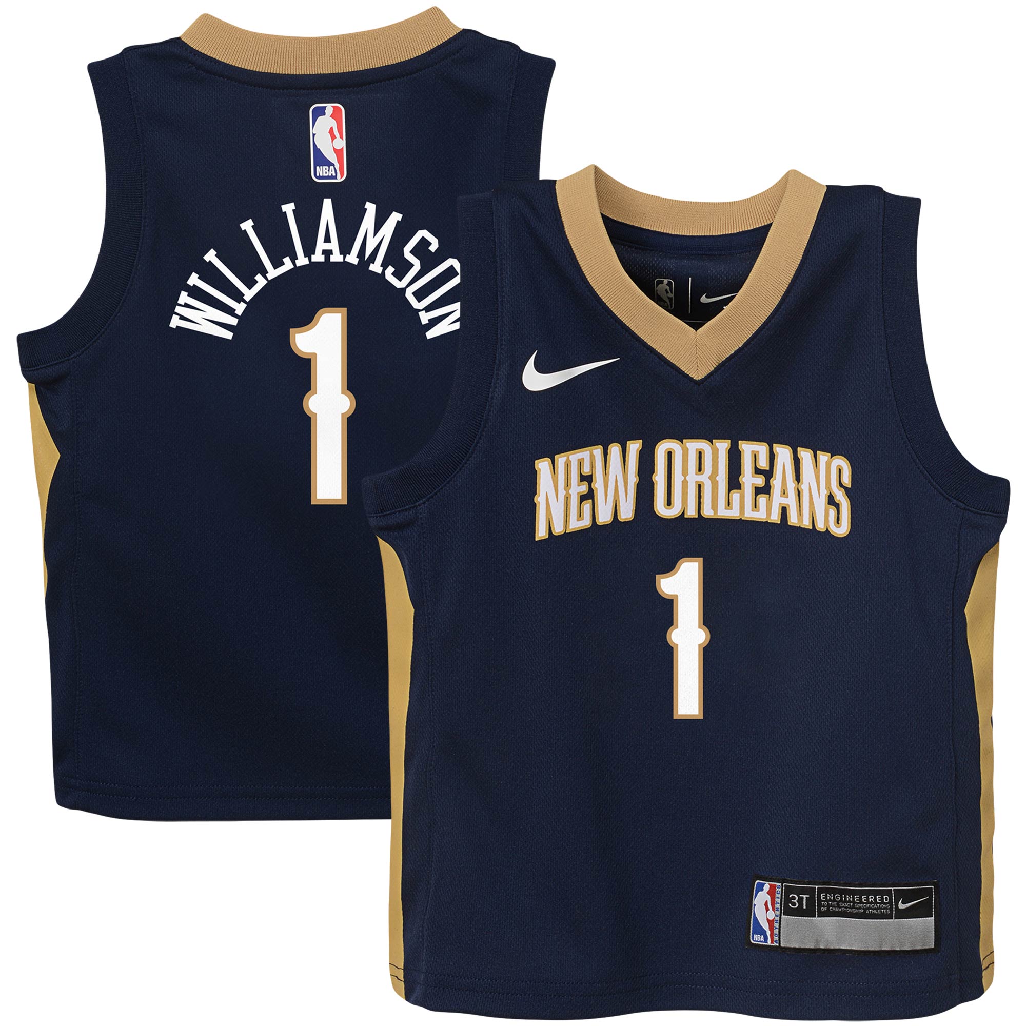 Zion Williamson New Orleans Pelicans Nike Toddler Replica Jersey - Icon Edition - Navy - vstockx