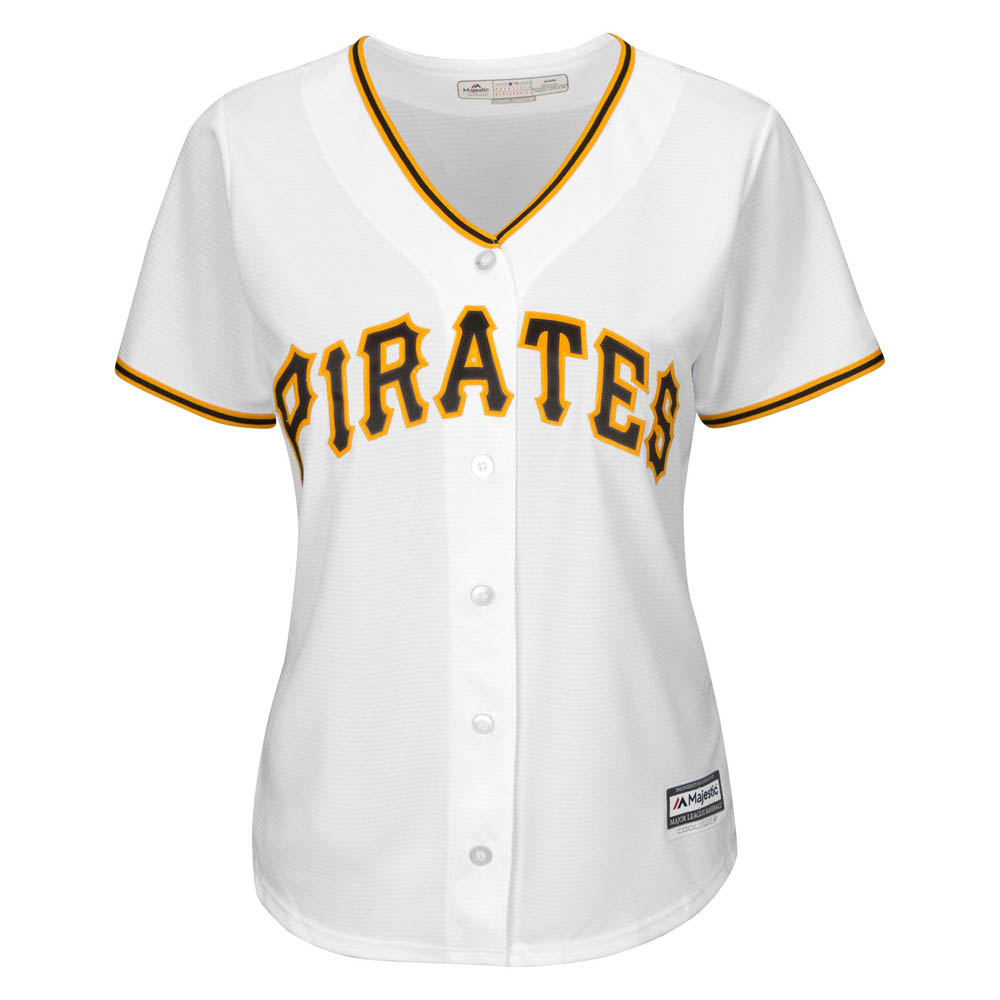 Women's Pittsburgh Pirates Andrew McCutchen Cool Base Replica Home Jersey - White - vstockx