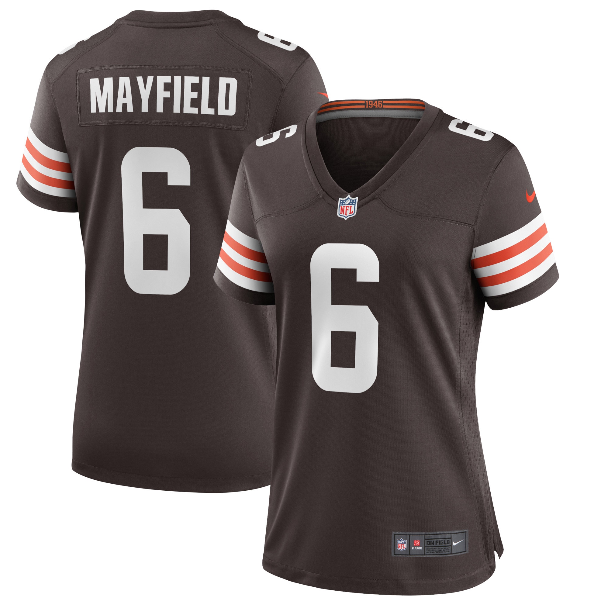 Baker Mayfield Cleveland Browns Nike Women's Game Player Jersey - Brown - vstockx