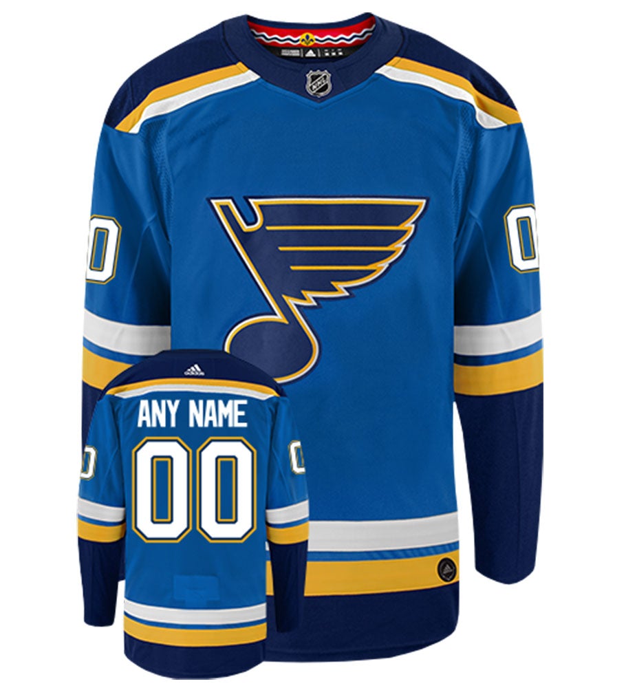 St. Louis Blues Adidas Authentic Home NHL Hockey Jersey - vstockx