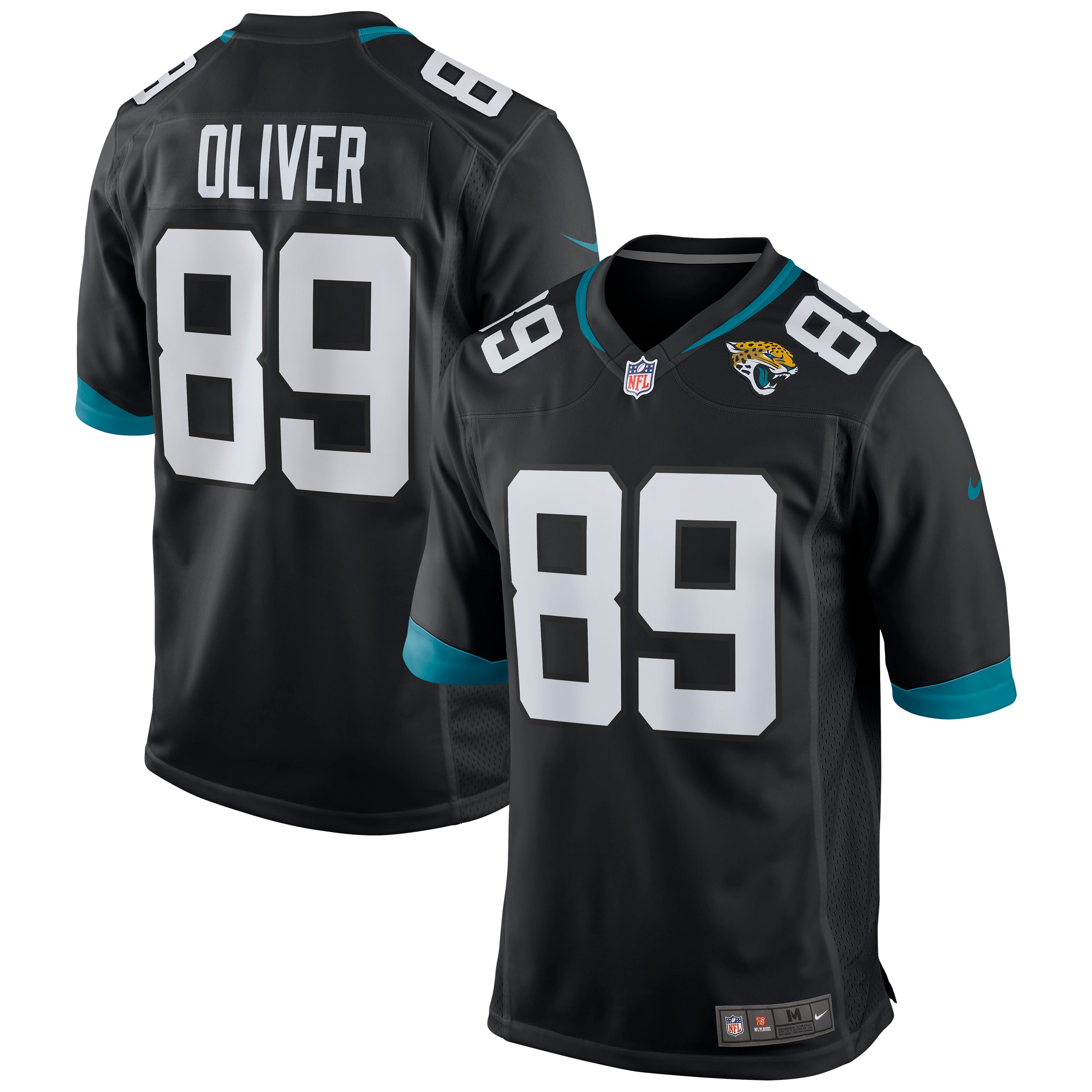 Josh Oliver Jacksonville Jaguars Nike Game Jersey - Black - vstockx