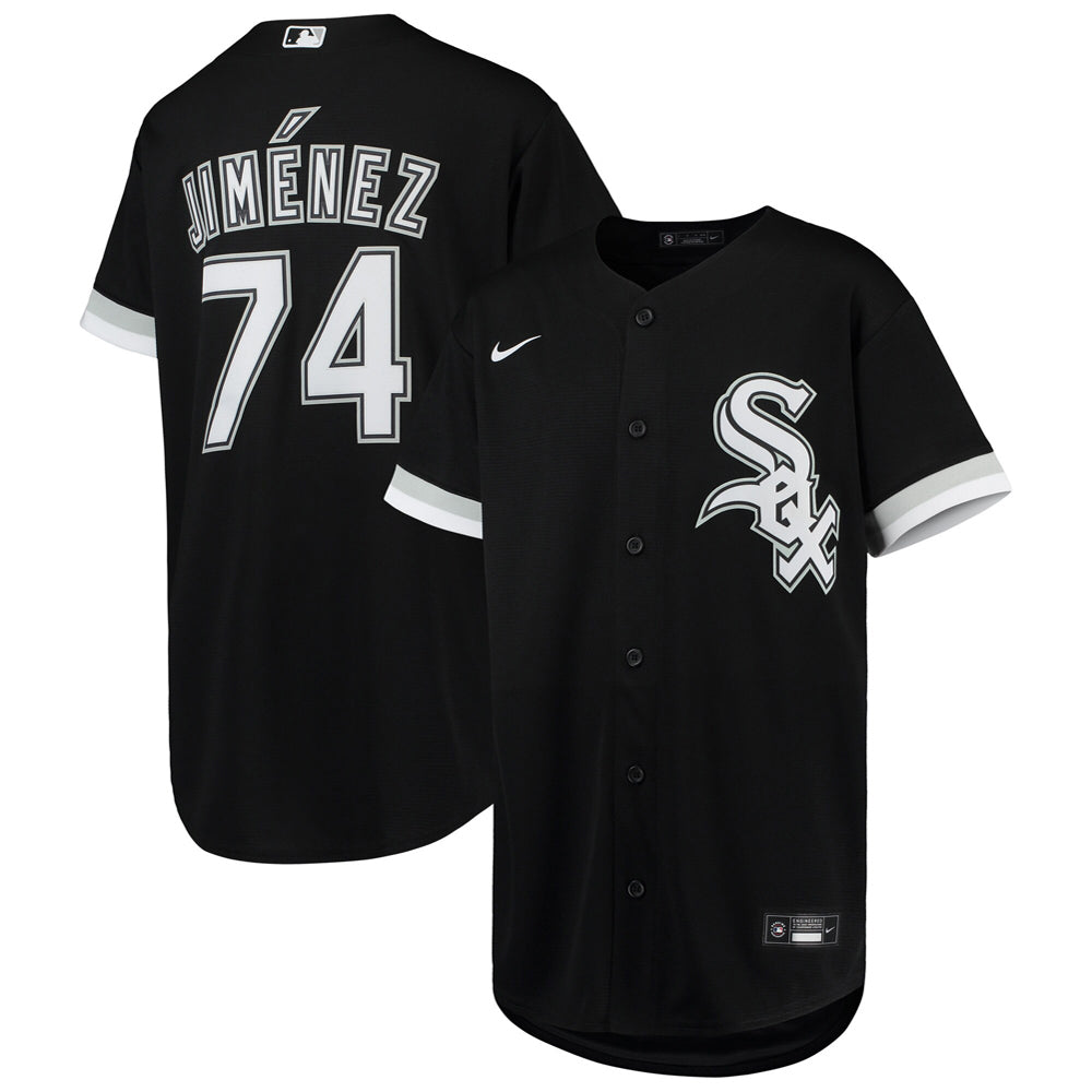 Youth Chicago White Sox Eloy Jimenez Alternate Player Jersey - Black - vstockx