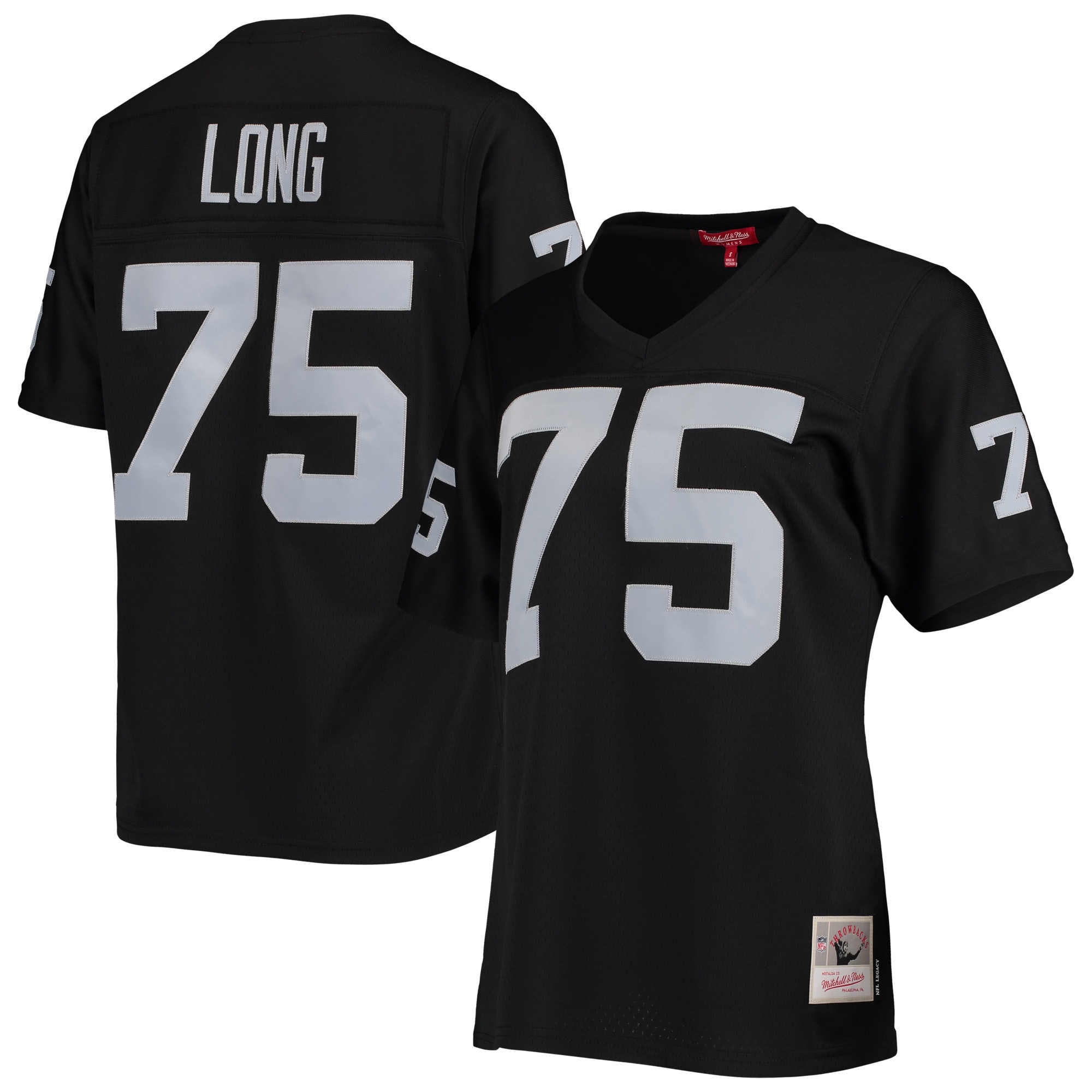 Howie Long Las Vegas Raiders Mitchell & Ness Women's Legacy Replica Player Jersey - Black - vstockx