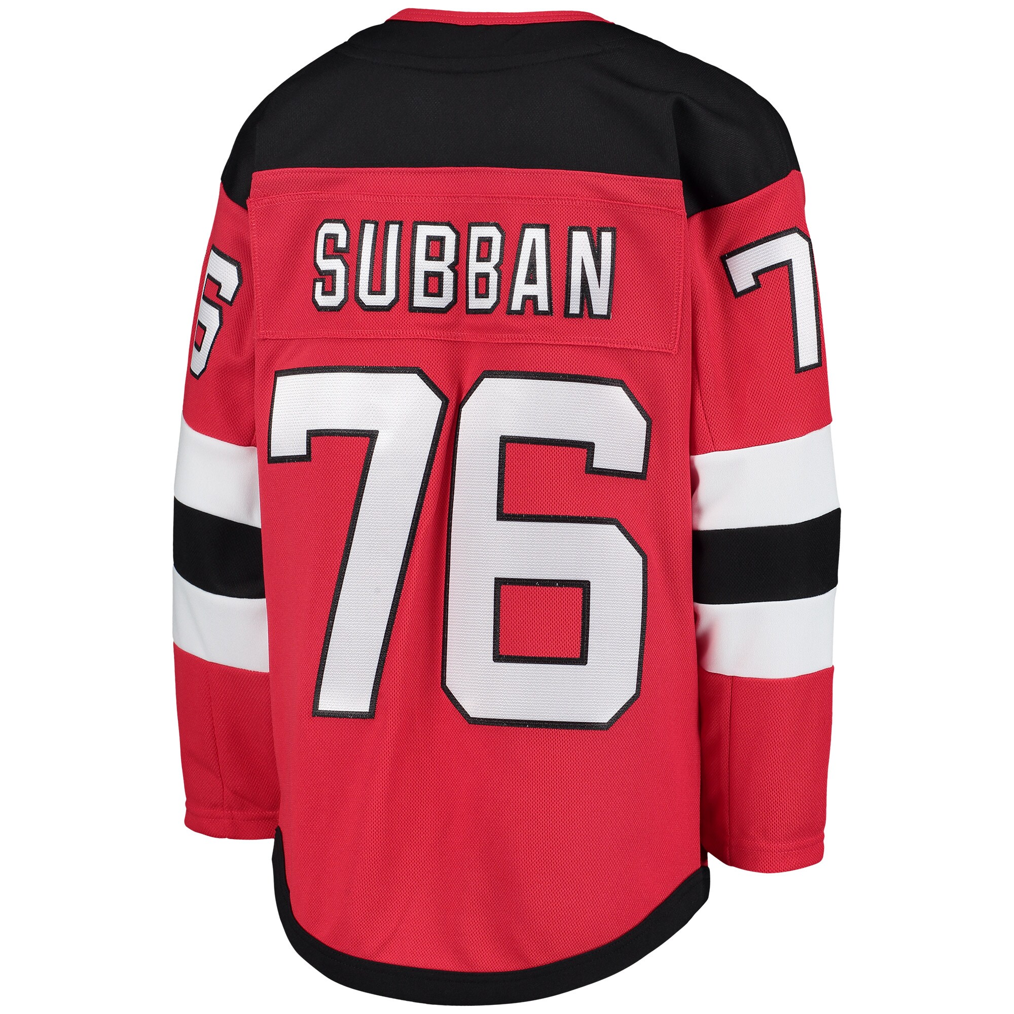 P.K. Subban New Jersey Devils Youth Home Premier Player Jersey - Red - vstockx