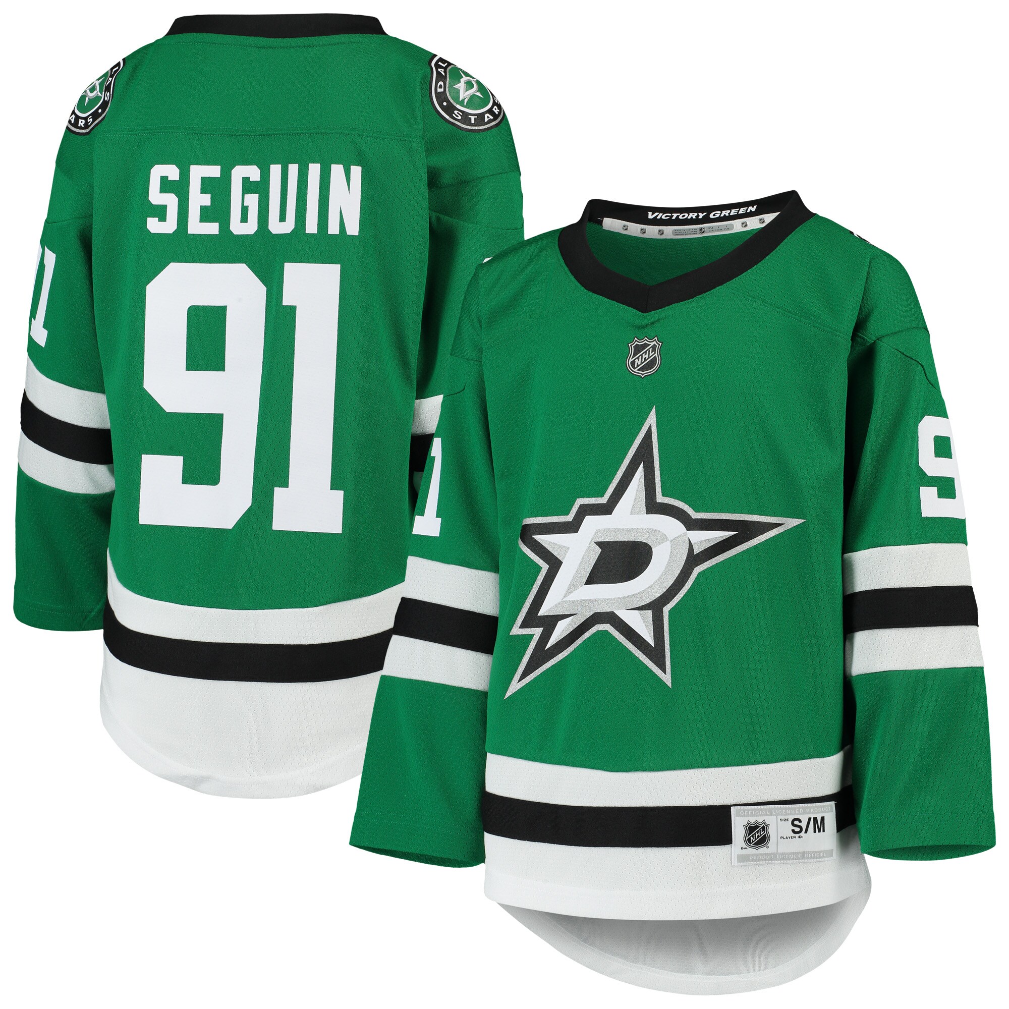Tyler Seguin Dallas Stars Youth Home Replica Player Jersey - Kelly Green - vstockx