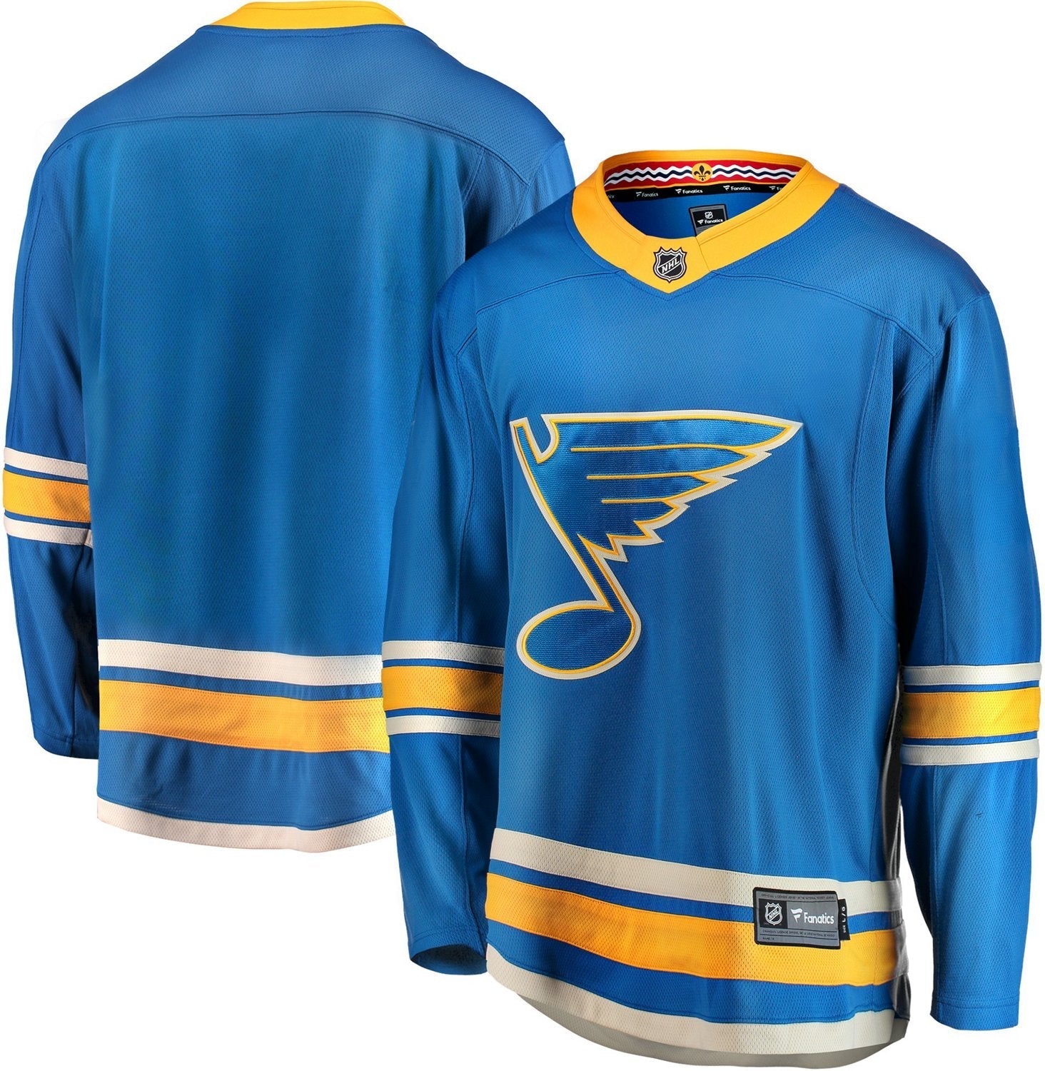 Majestic Men's St. Louis Blues Breakaway Blank Player Jersey - vstockx